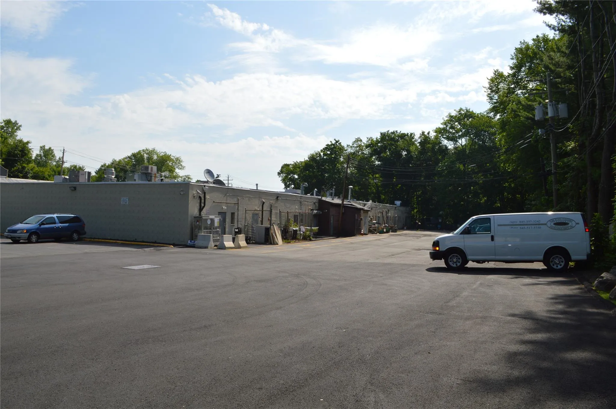 View of uncovered parking lot View of uncovered parking lot