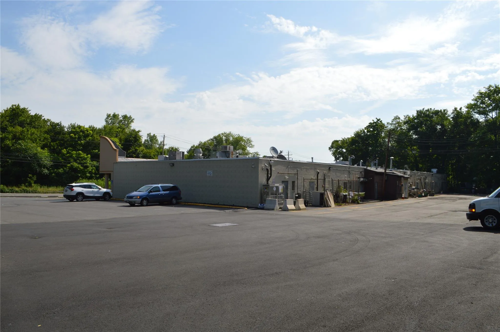 View of uncovered parking lot View of uncovered parking lot