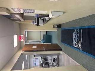 Hall with carpet floors Hall with carpet floors