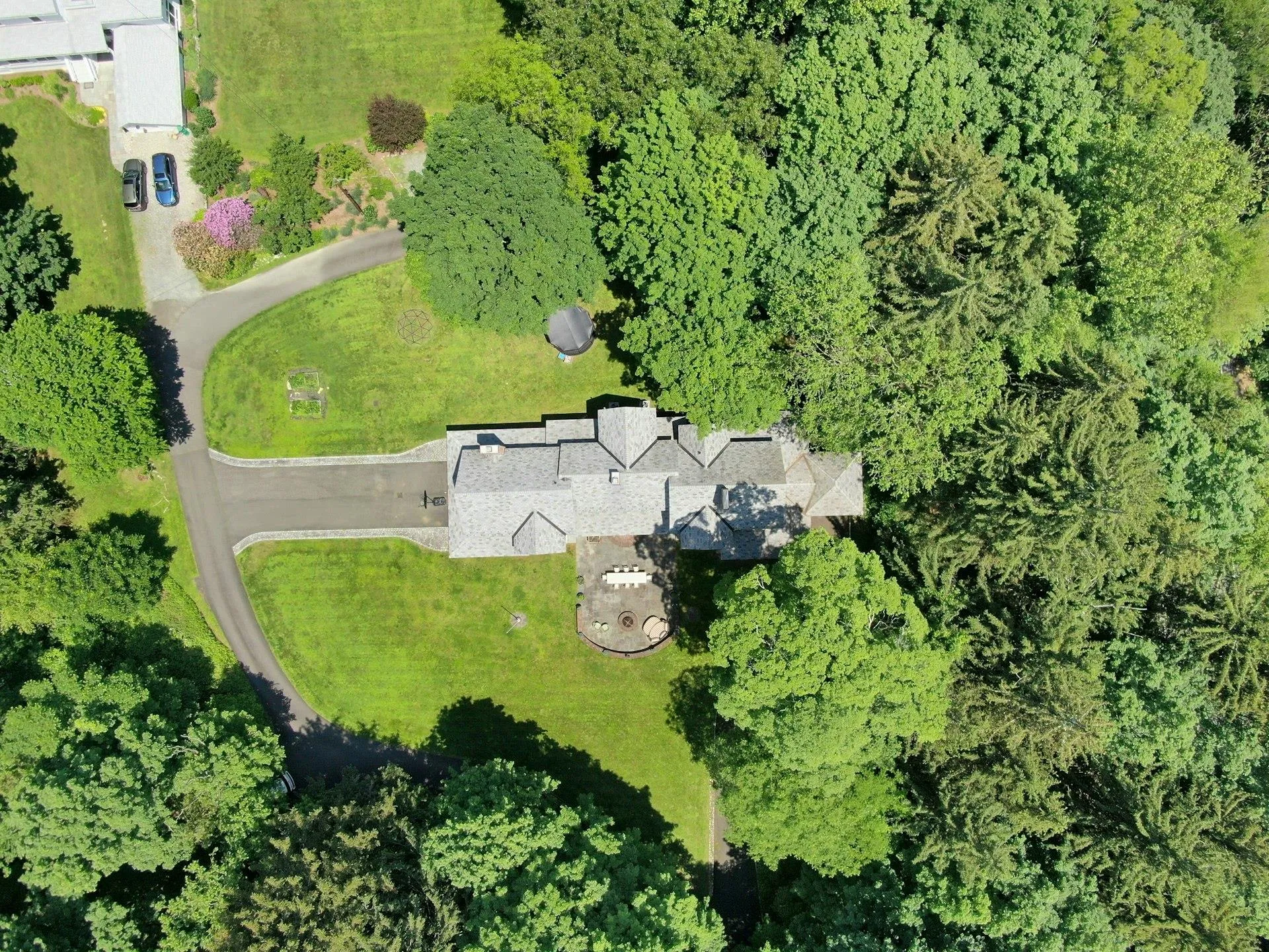 Aerial view of property and surrounding area Aerial view of property and surrounding area