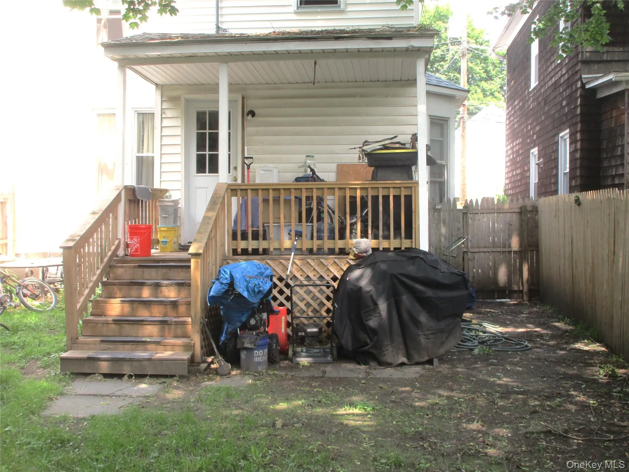 New large covered back porch New large covered back porch