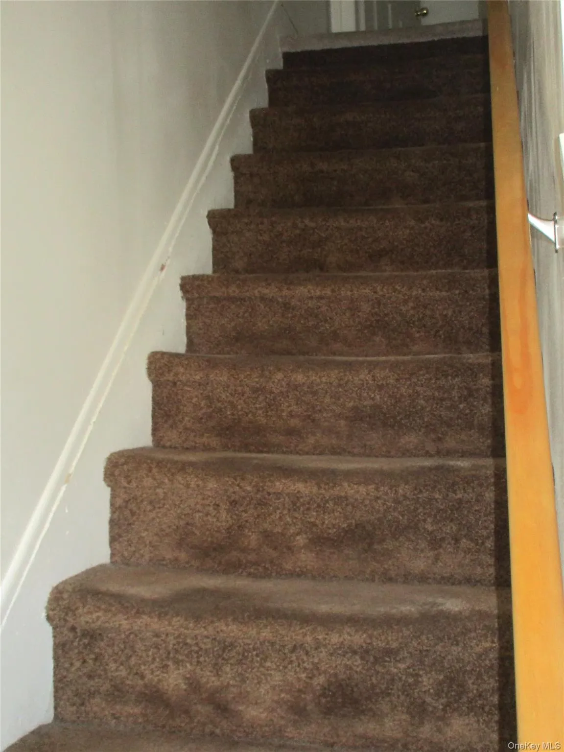 View of stairs going up to bdrms View of stairs going up to bdrms