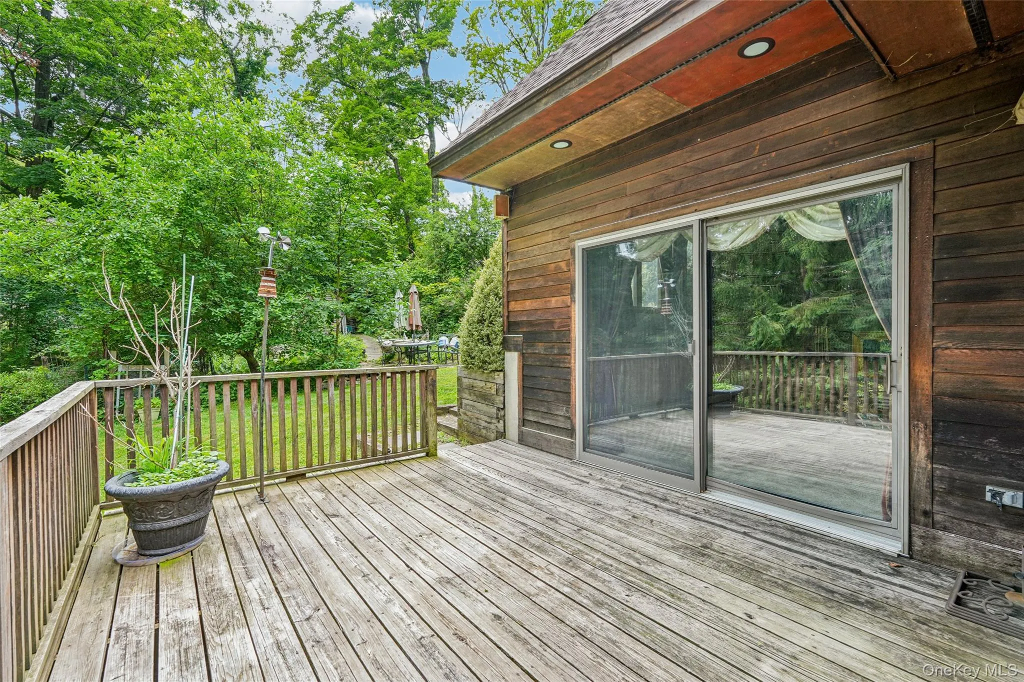 View of wooden deck View of wooden deck