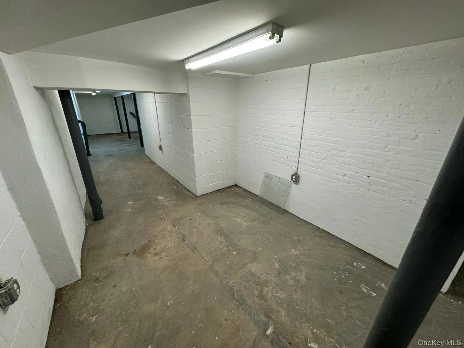 View of finished basement View of finished basement