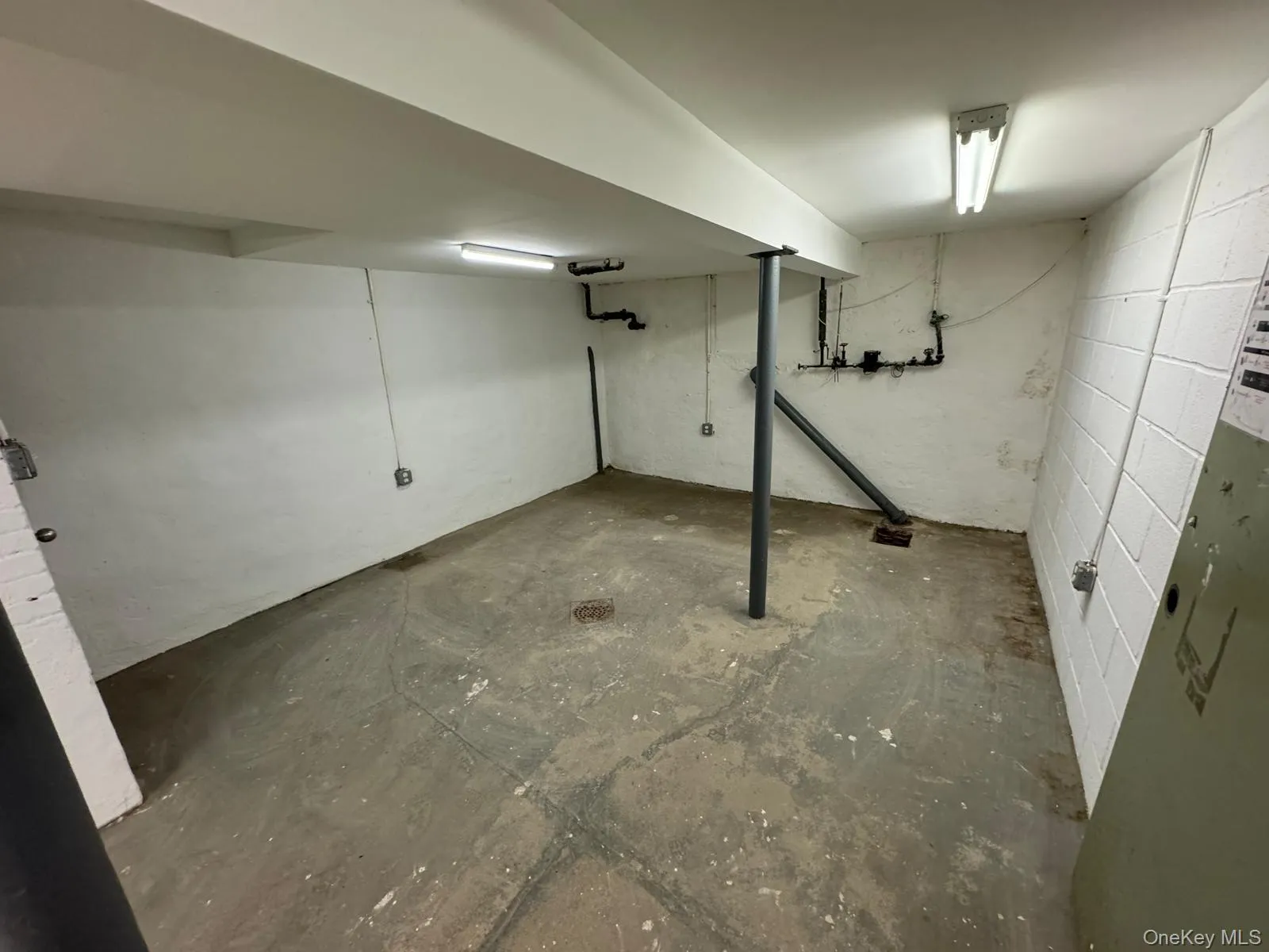 View of unfinished basement View of unfinished basement