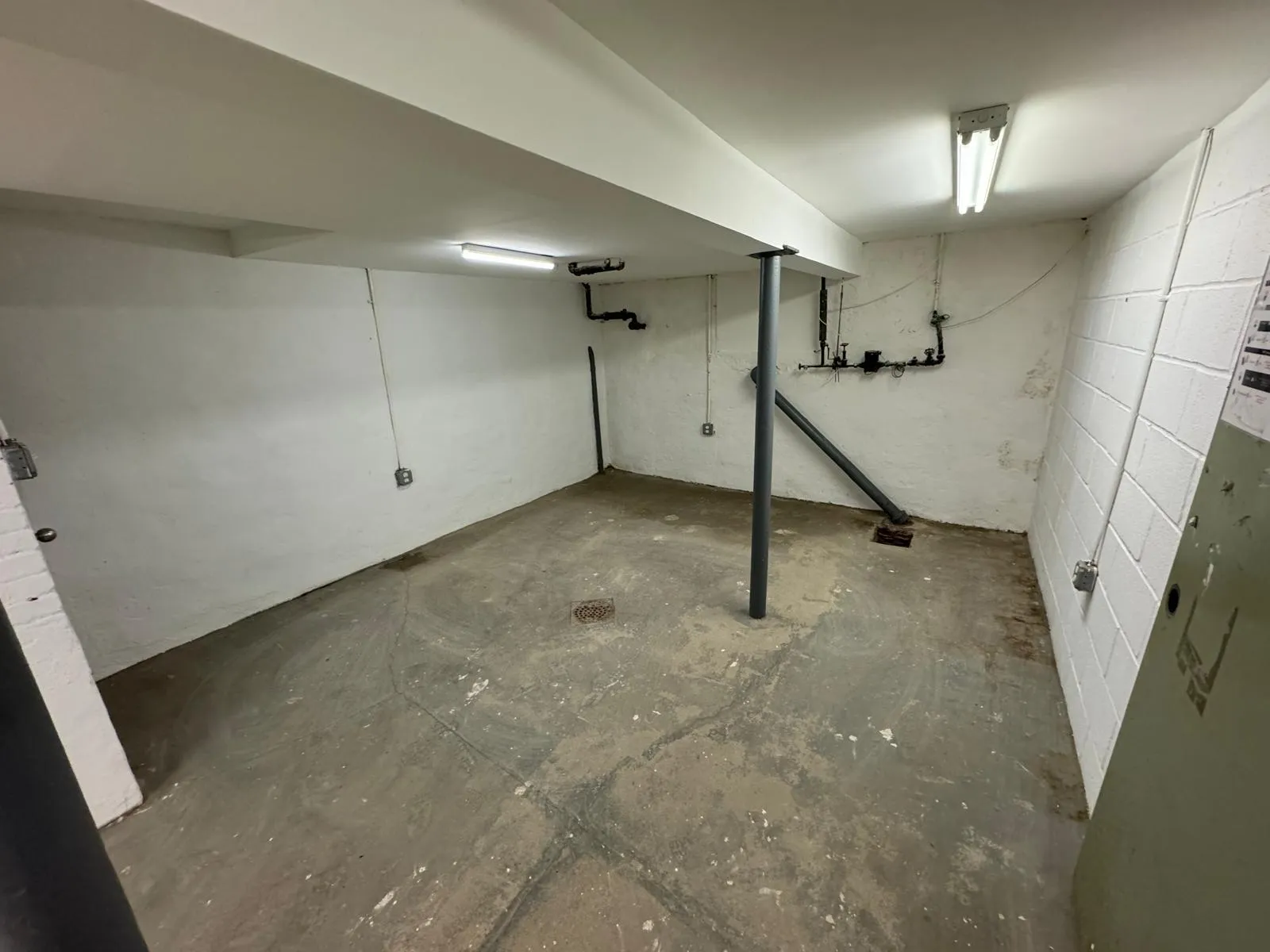 View of unfinished basement View of unfinished basement