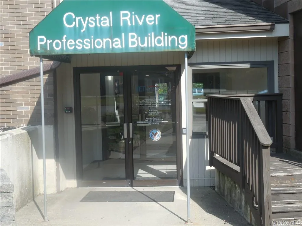 Main entrance of the building. Main entrance of the building.