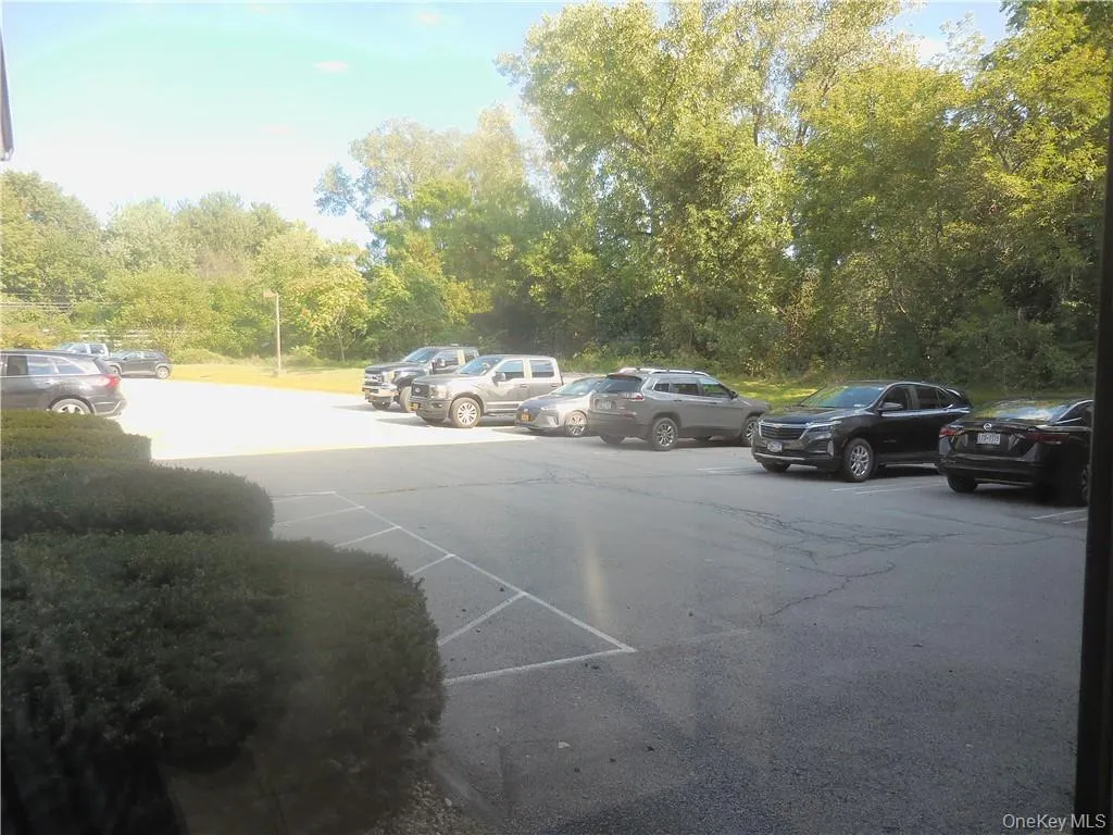 View of one of the parking areas. View of one of the parking areas.