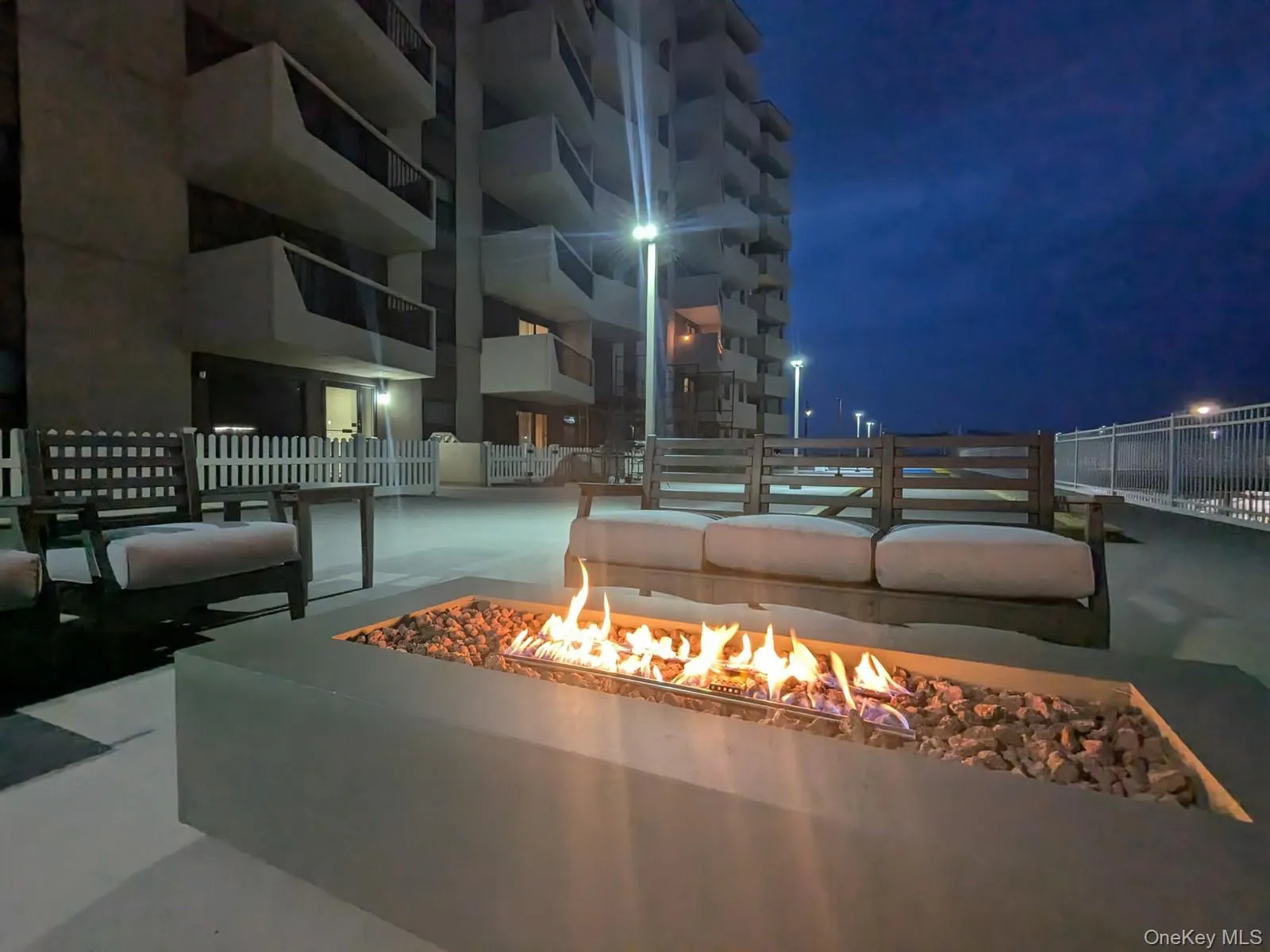 Surrounding community with a fire pit Surrounding community with a fire pit