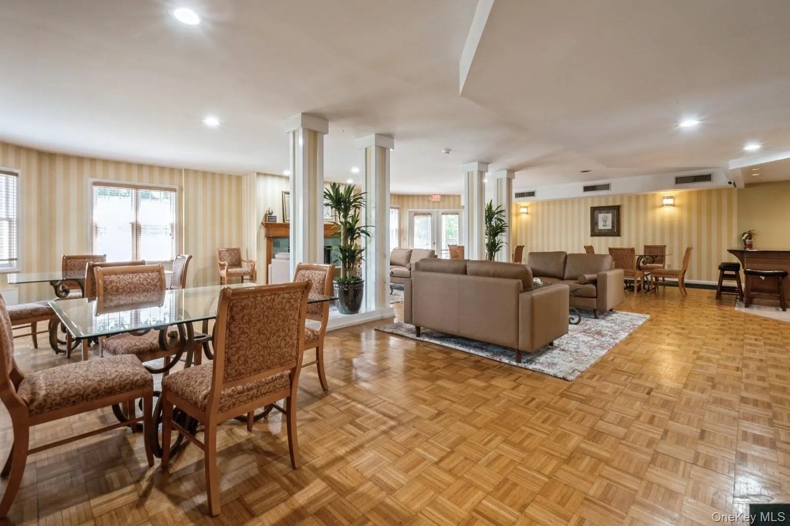 Community Room with card tables Community Room with card tables