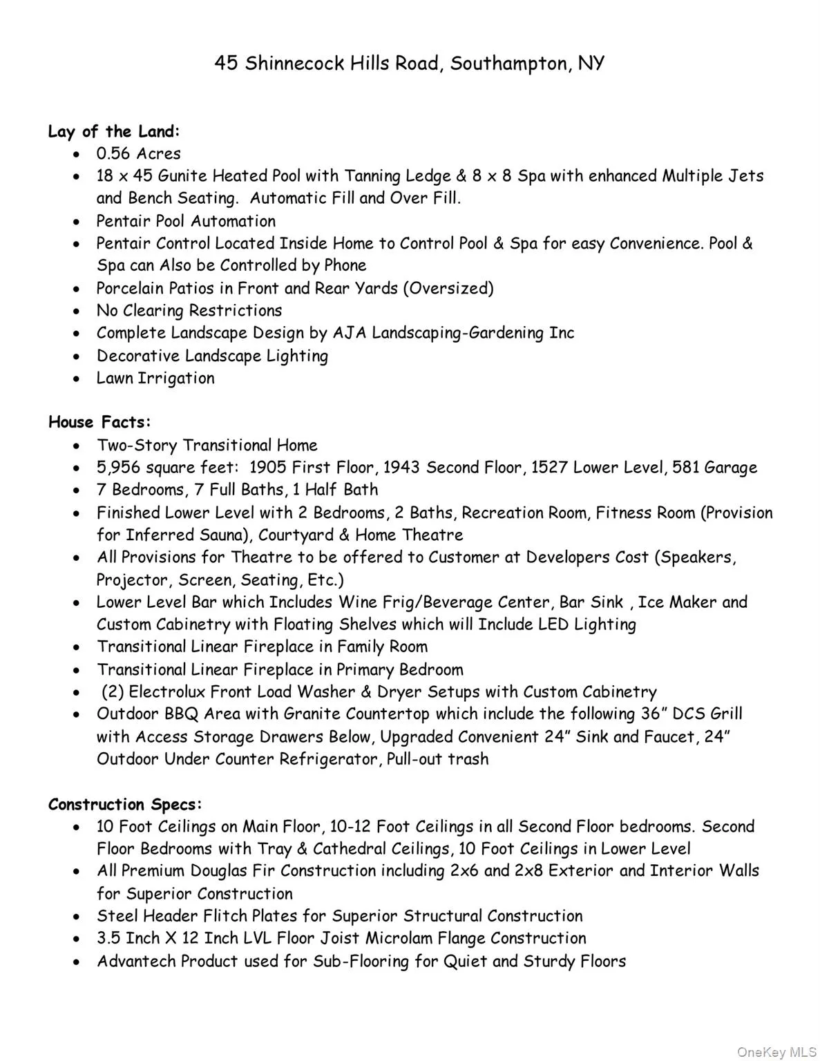 View of miscellaneous listing collateral View of miscellaneous listing collateral