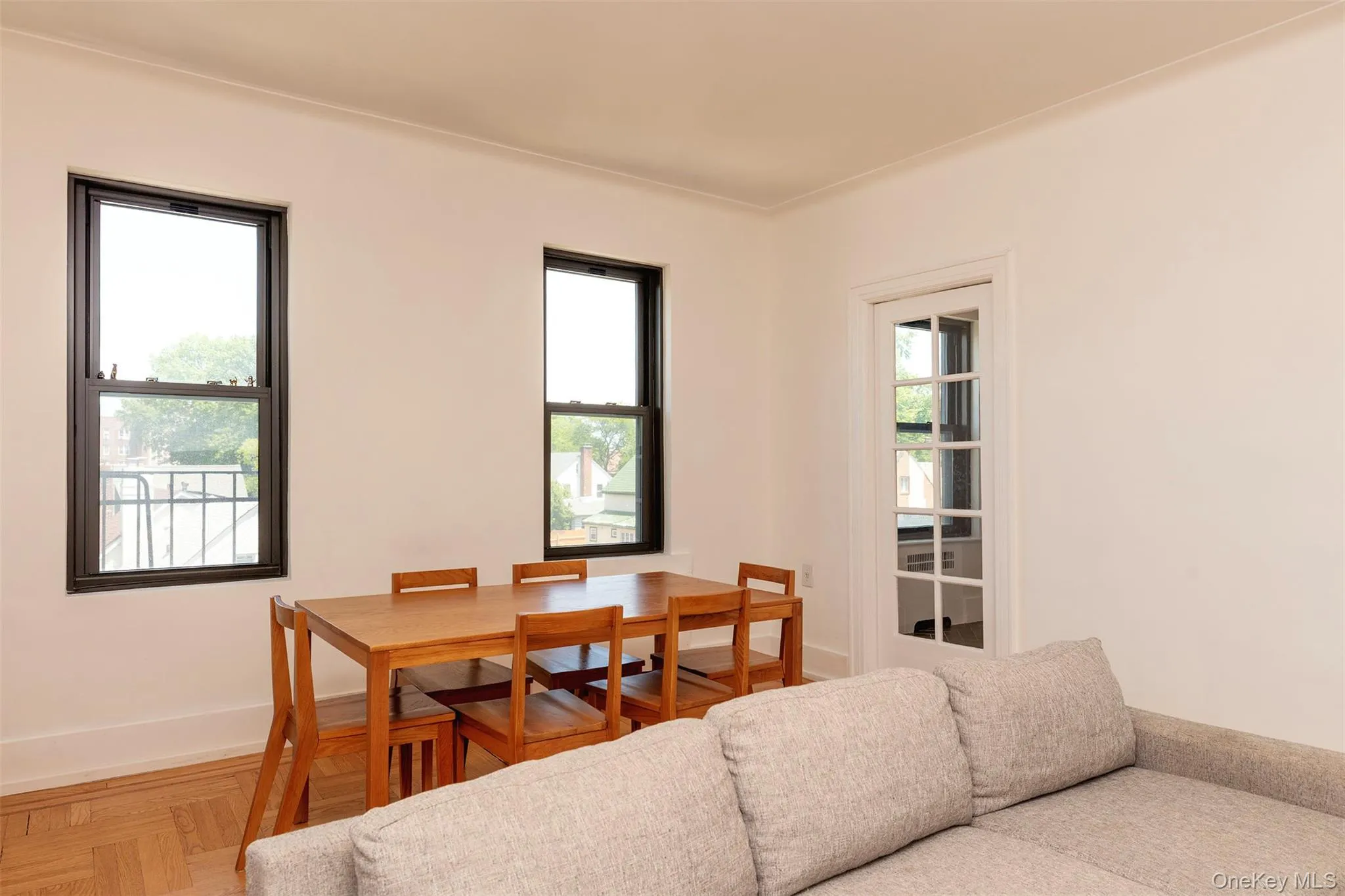 Dining space with baseboards Dining space with baseboards