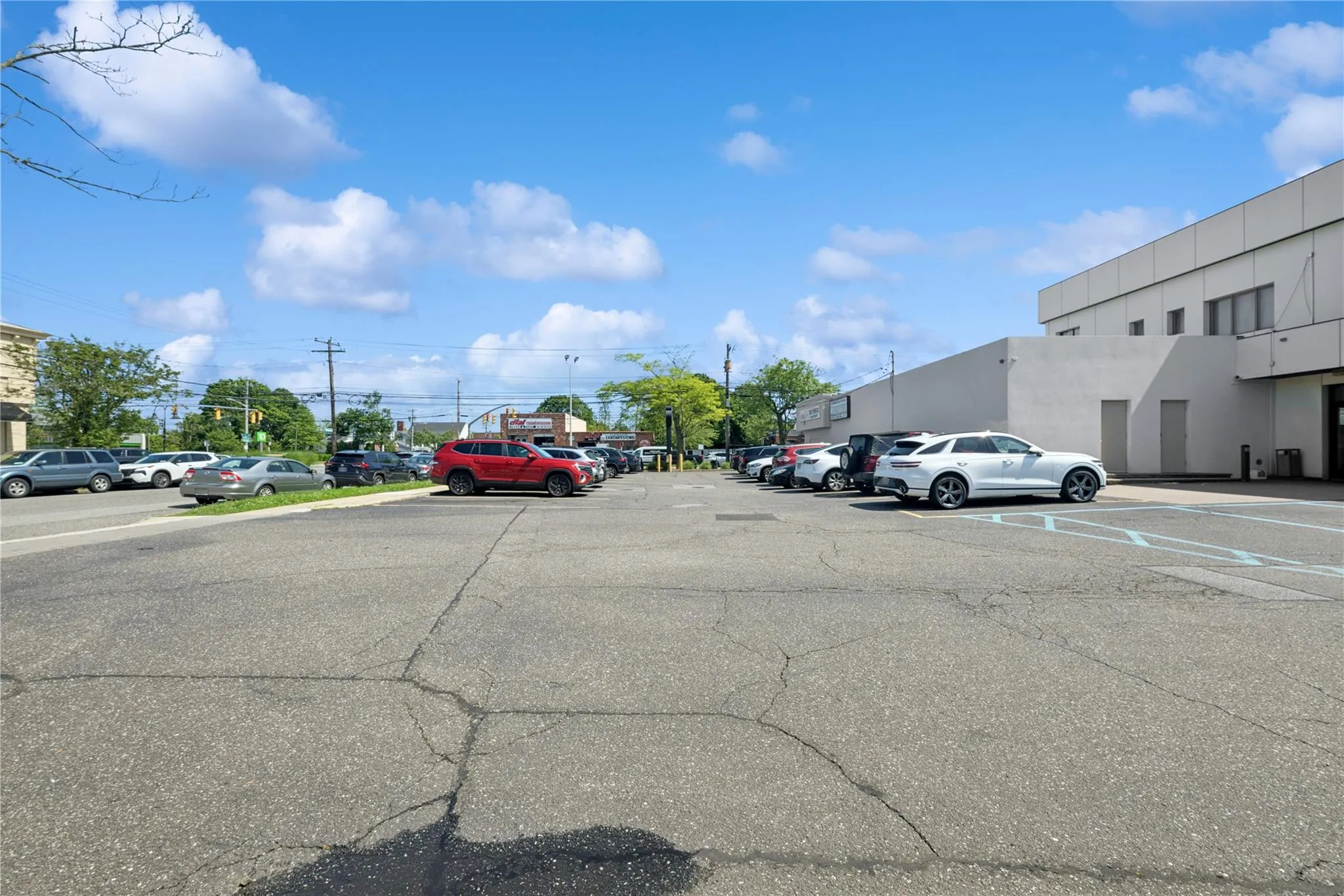 View of   Corner parking lot View of   Corner parking lot