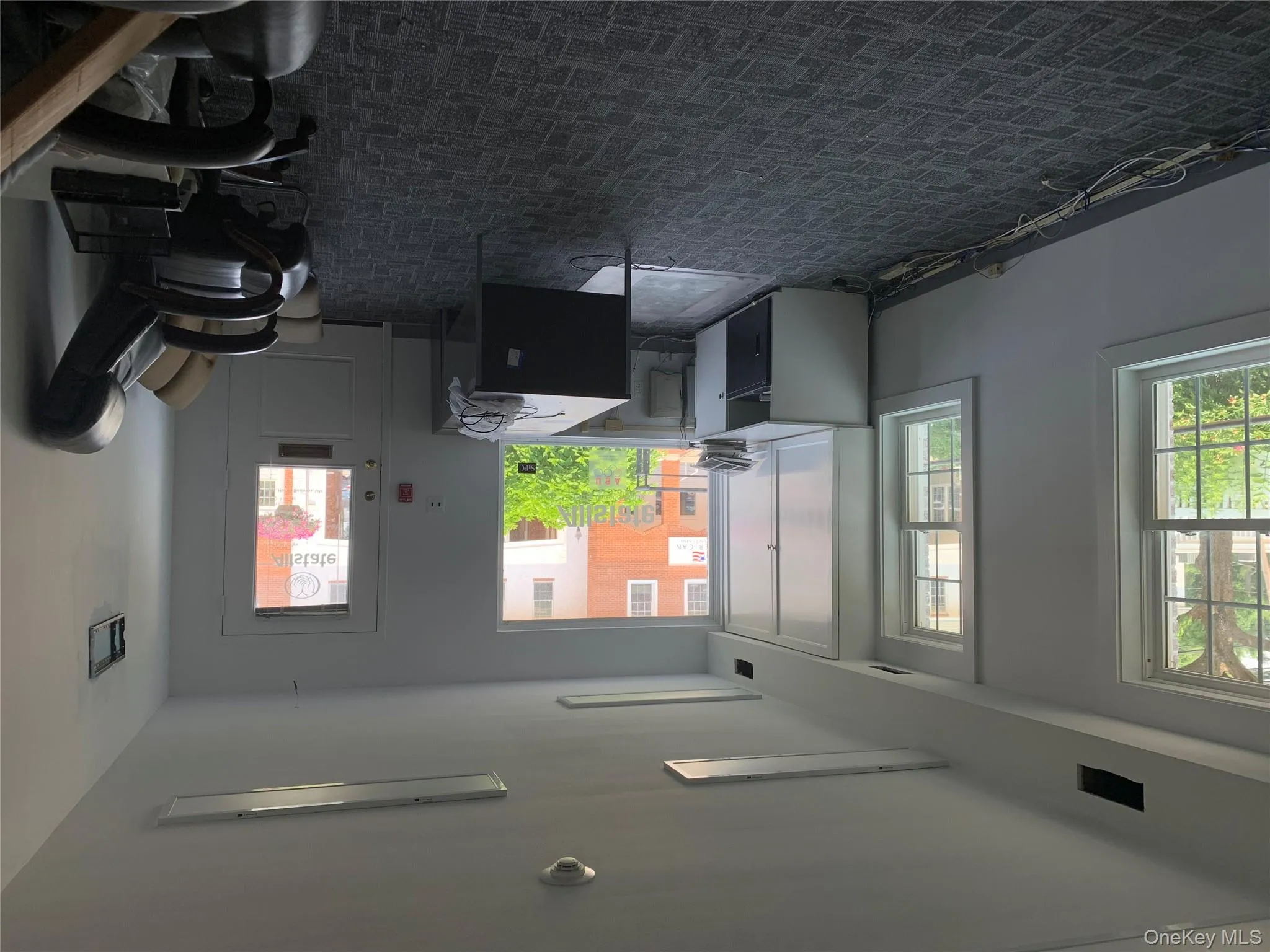 View of carpeted office space View of carpeted office space