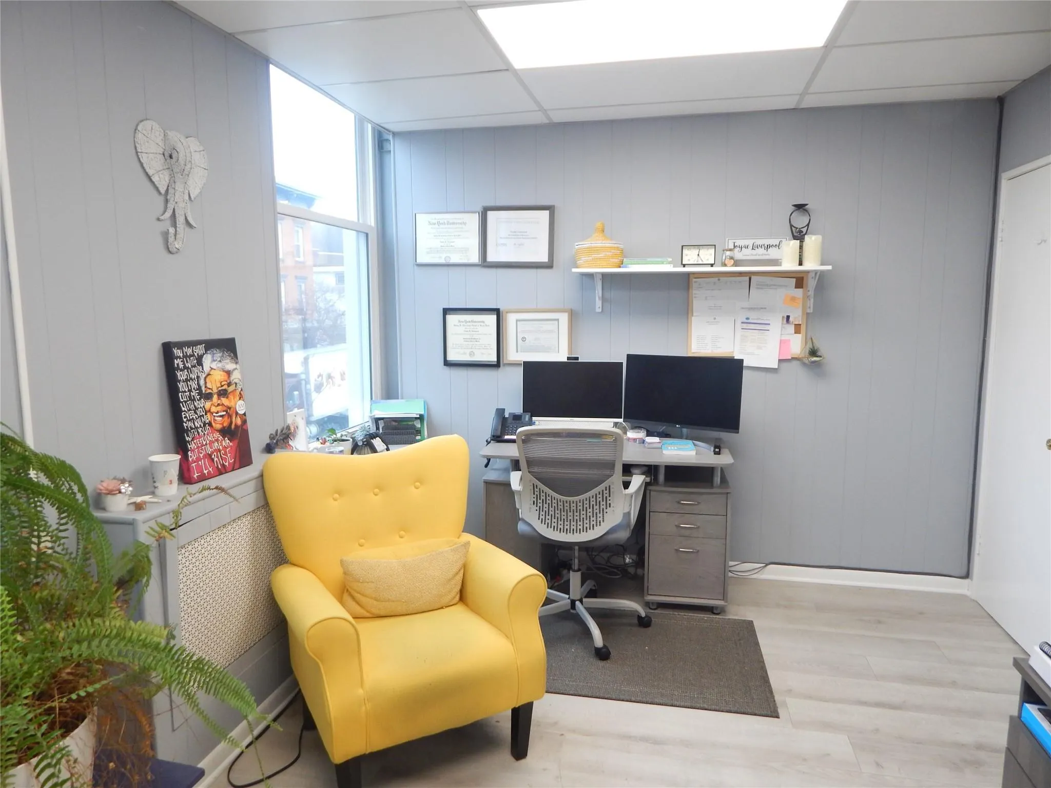 Alternate view of largest office space Alternate view of largest office space