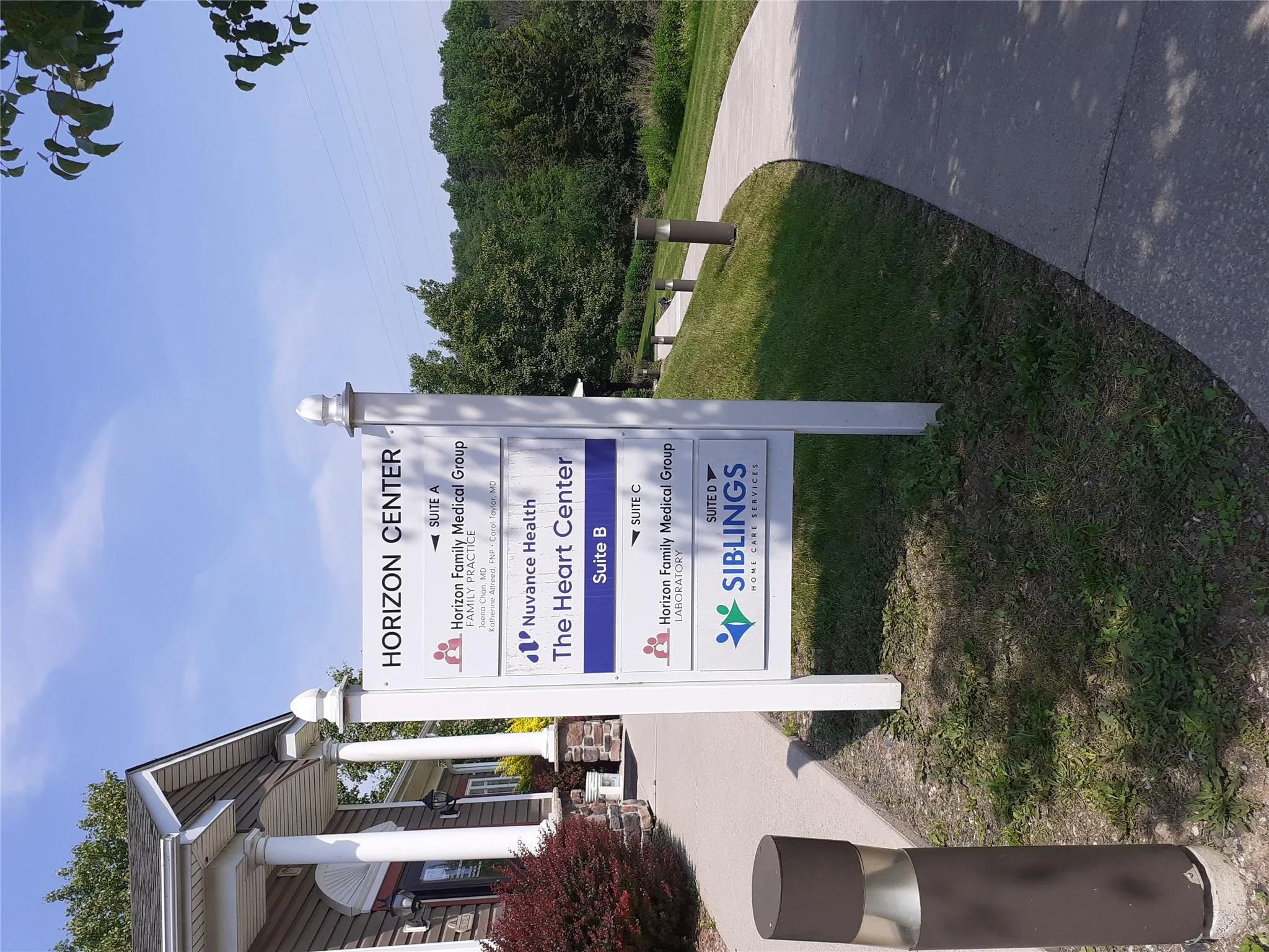 Exterior view of decorative columns Exterior view of decorative columns