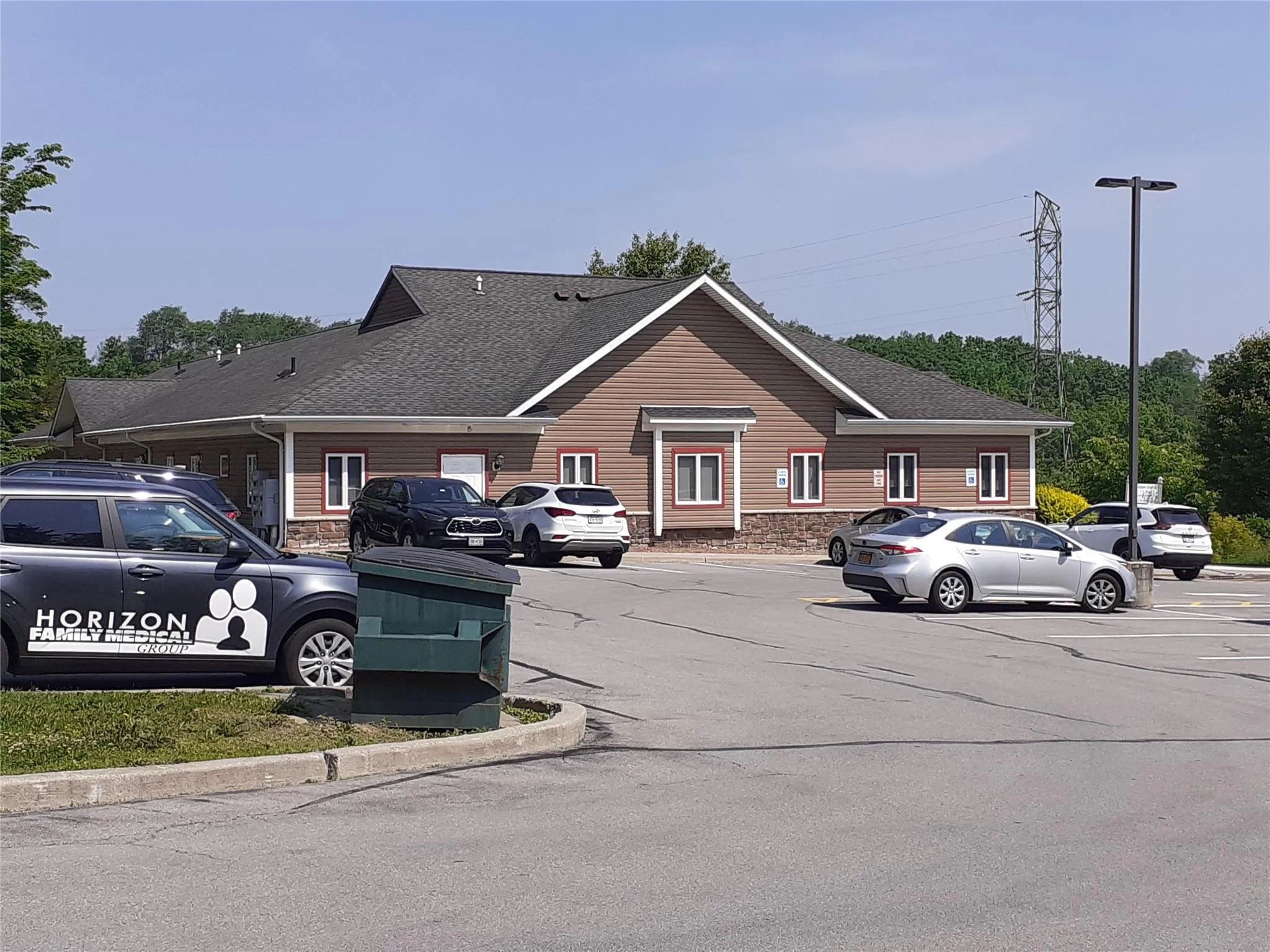 View of uncovered parking lot View of uncovered parking lot