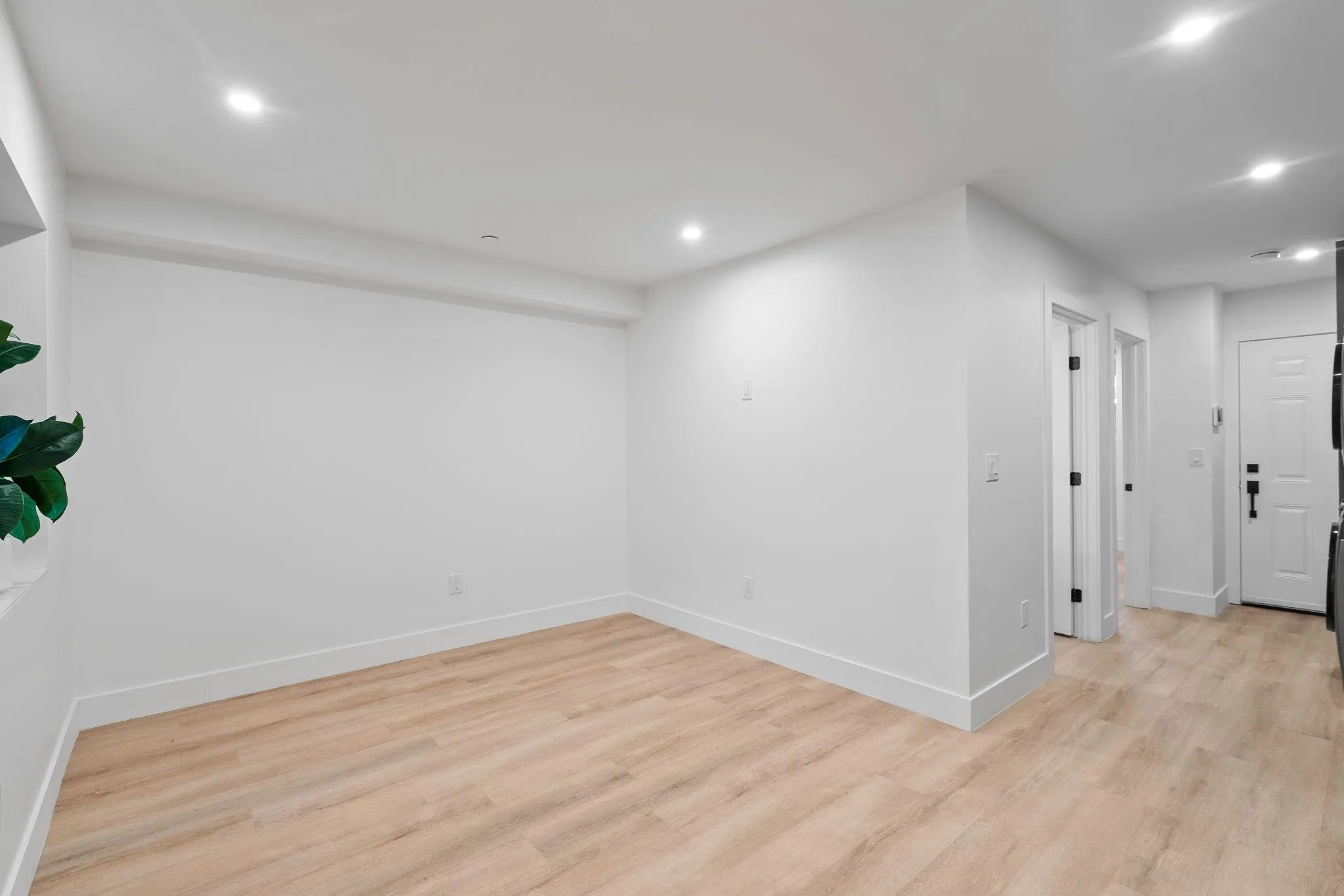 Spare room featuring light hardwood / wood-style flooring Spare room featuring light hardwood / wood-style flooring