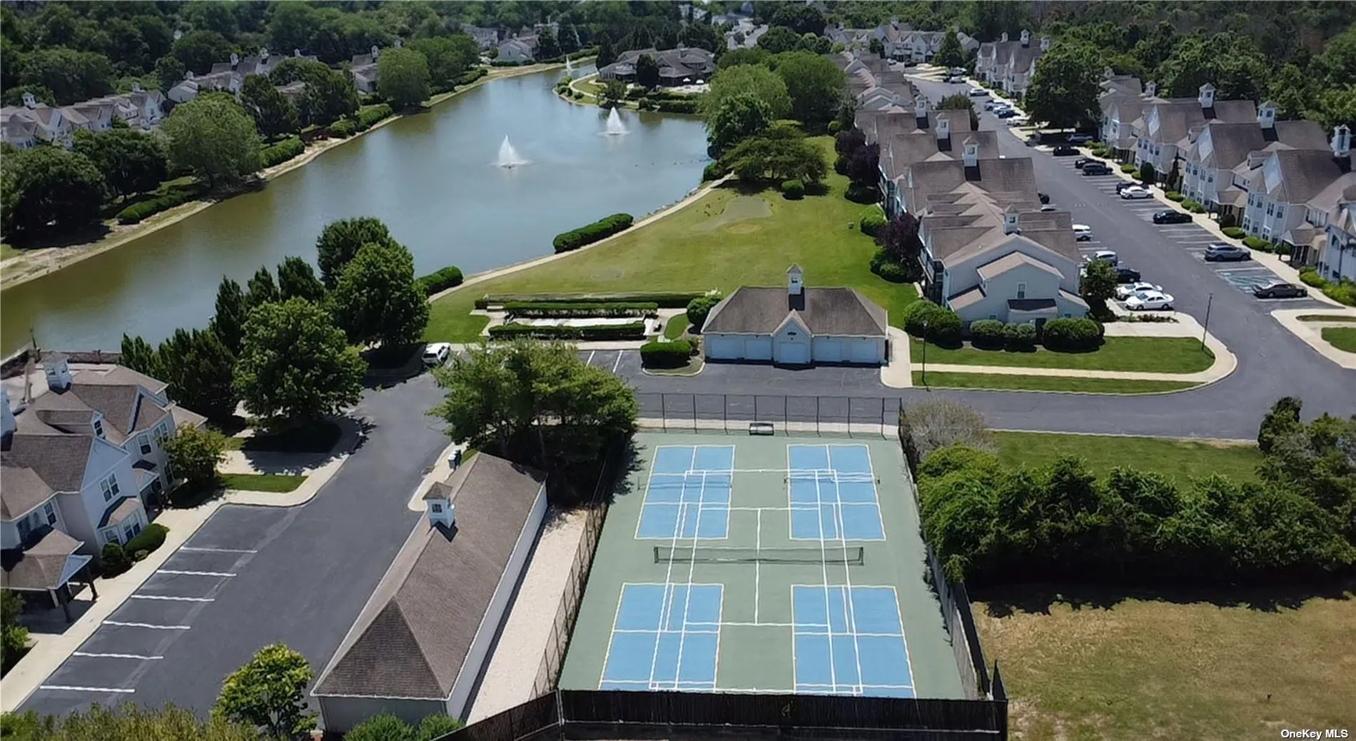 Pickle-ball court Pickle-ball court