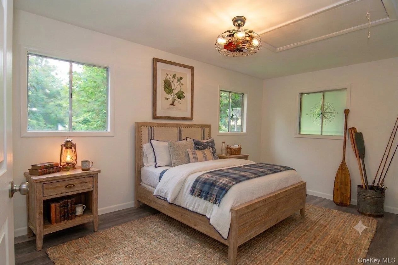 AI generated staged furnishing of bedroom 1 AI generated staged furnishing of bedroom 1