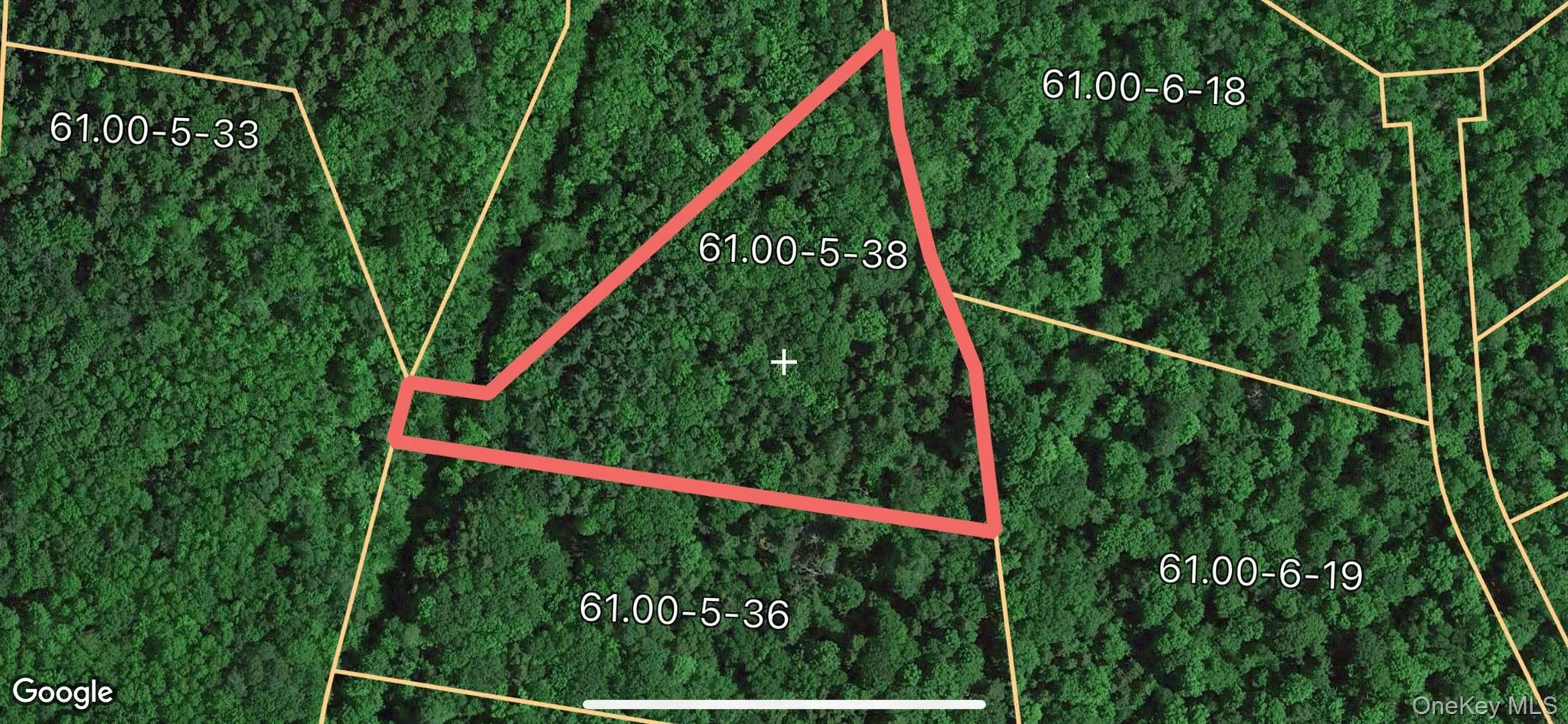 Aerial overview of property's location with property boundaries highlighted Aerial overview of property's location with property boundaries highlighted