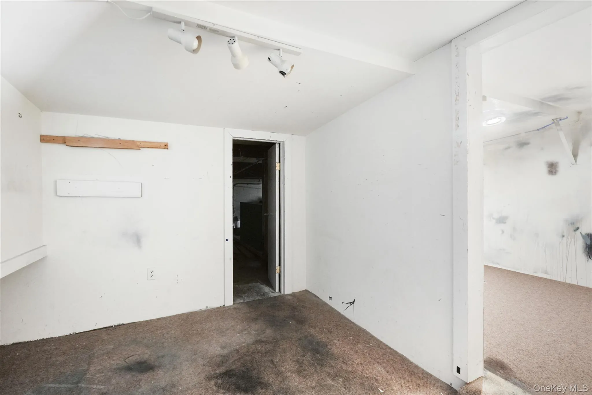 View of carpeted empty room View of carpeted empty room