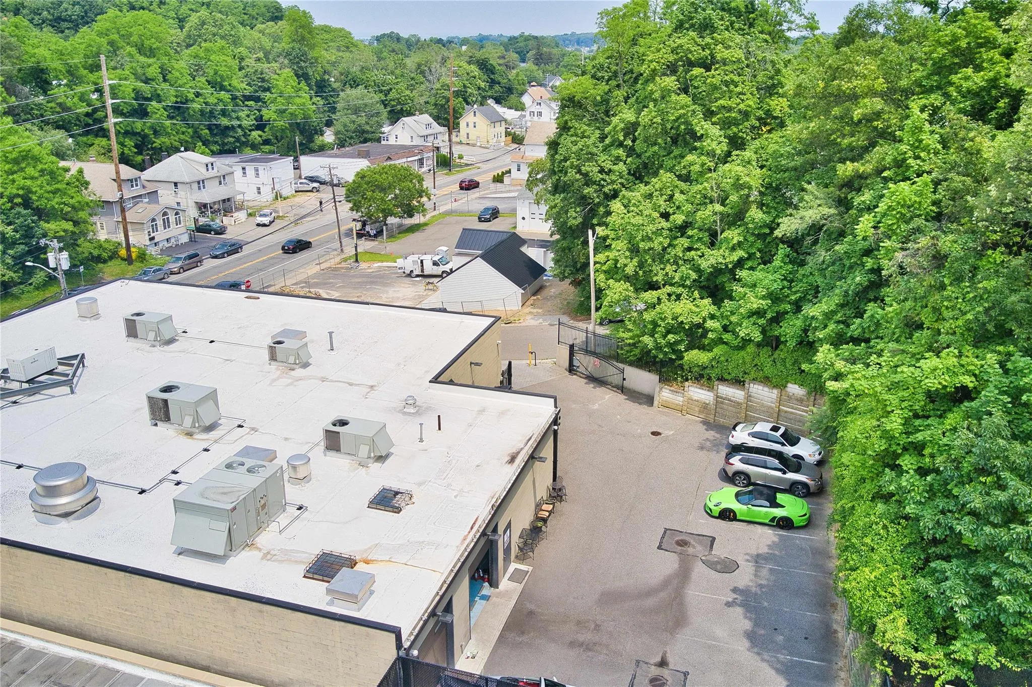 Aerial view of a forest Aerial view of a forest