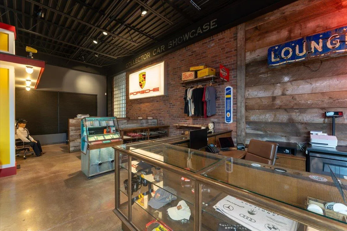 Misc room featuring finished concrete floors Misc room featuring finished concrete floors