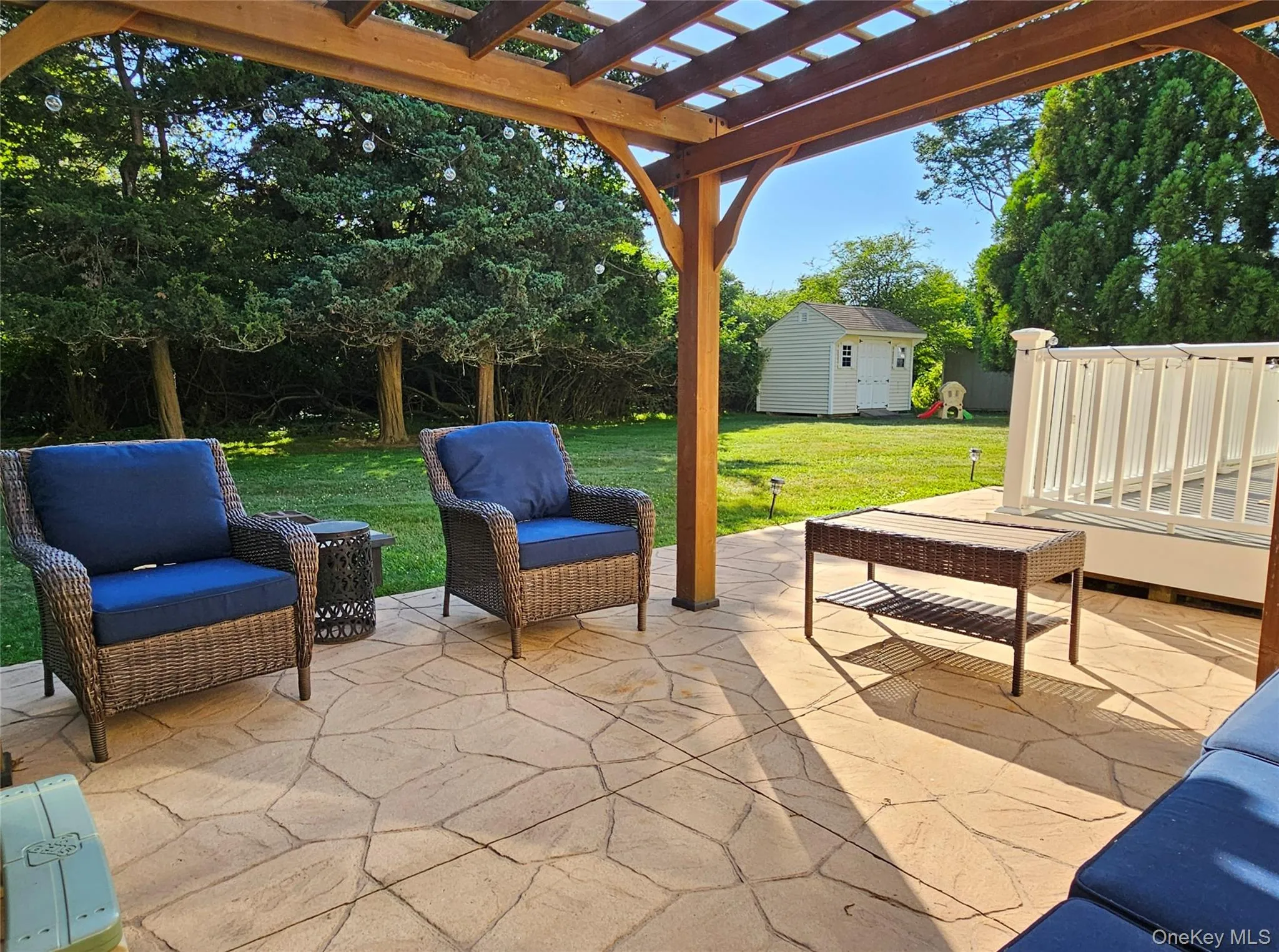 A Charmer Craftsman Pergola For Coffee Or Cocktails A Charmer Craftsman Pergola For Coffee Or Cocktails