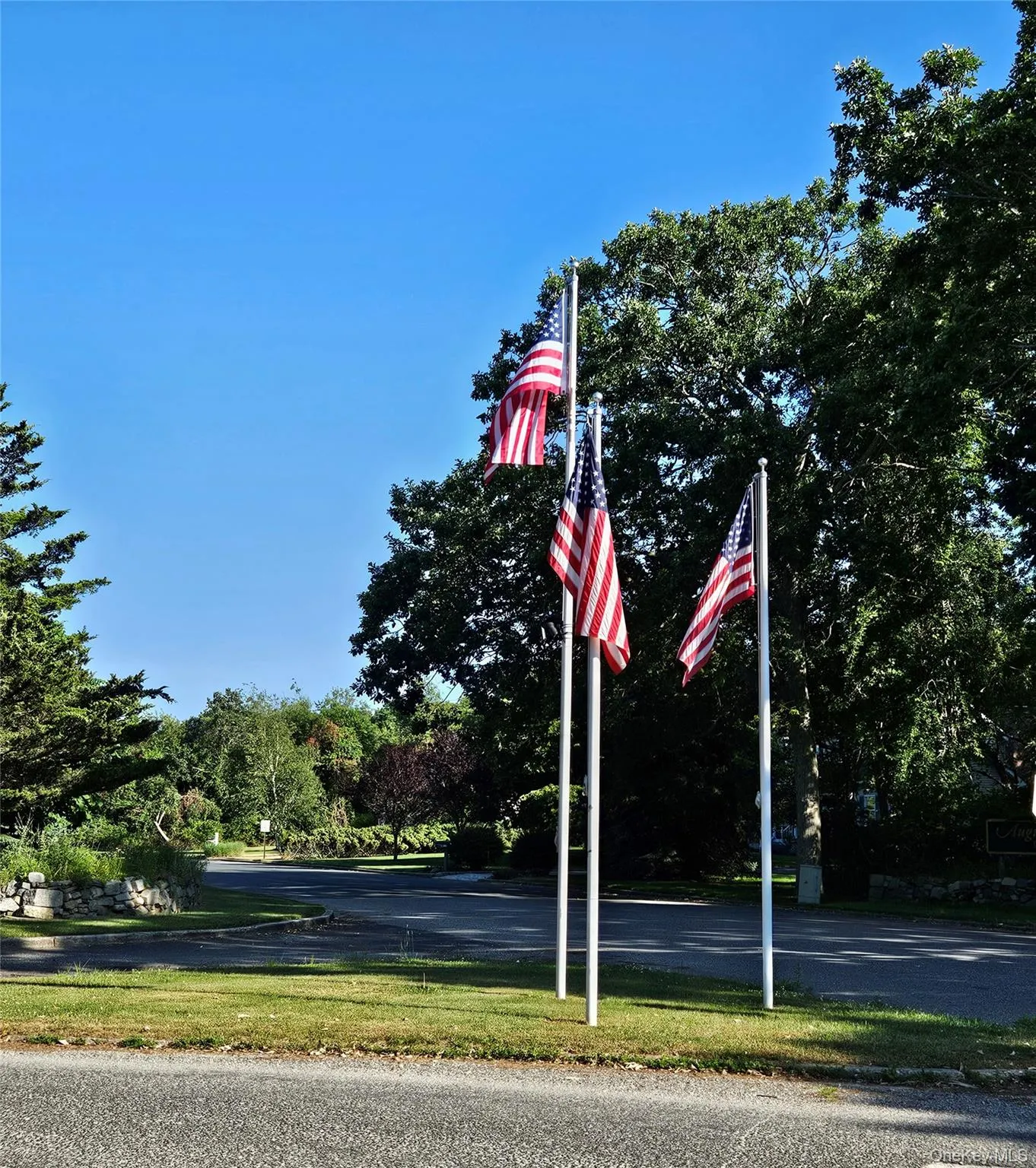 At The Beautiful Flag Display Bear Left In To The Community At The Beautiful Flag Display Bear Left In To The Community
