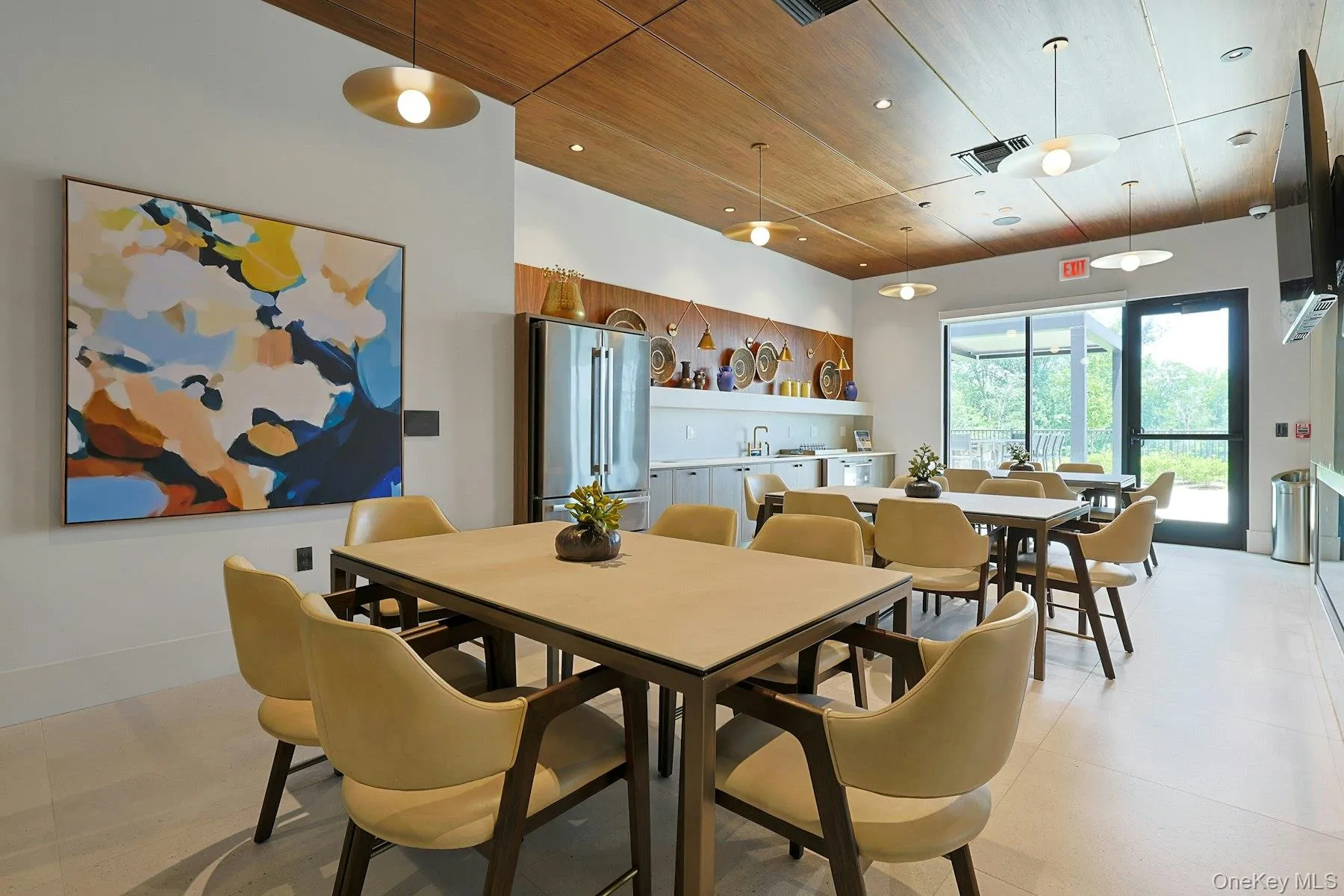 Community dining room with kitchen Community dining room with kitchen