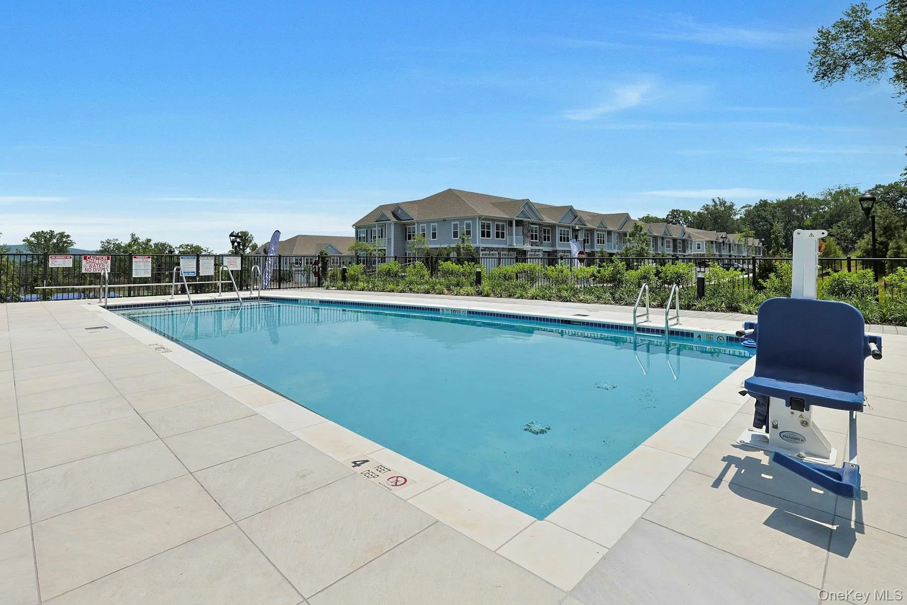 Community pool with views Community pool with views