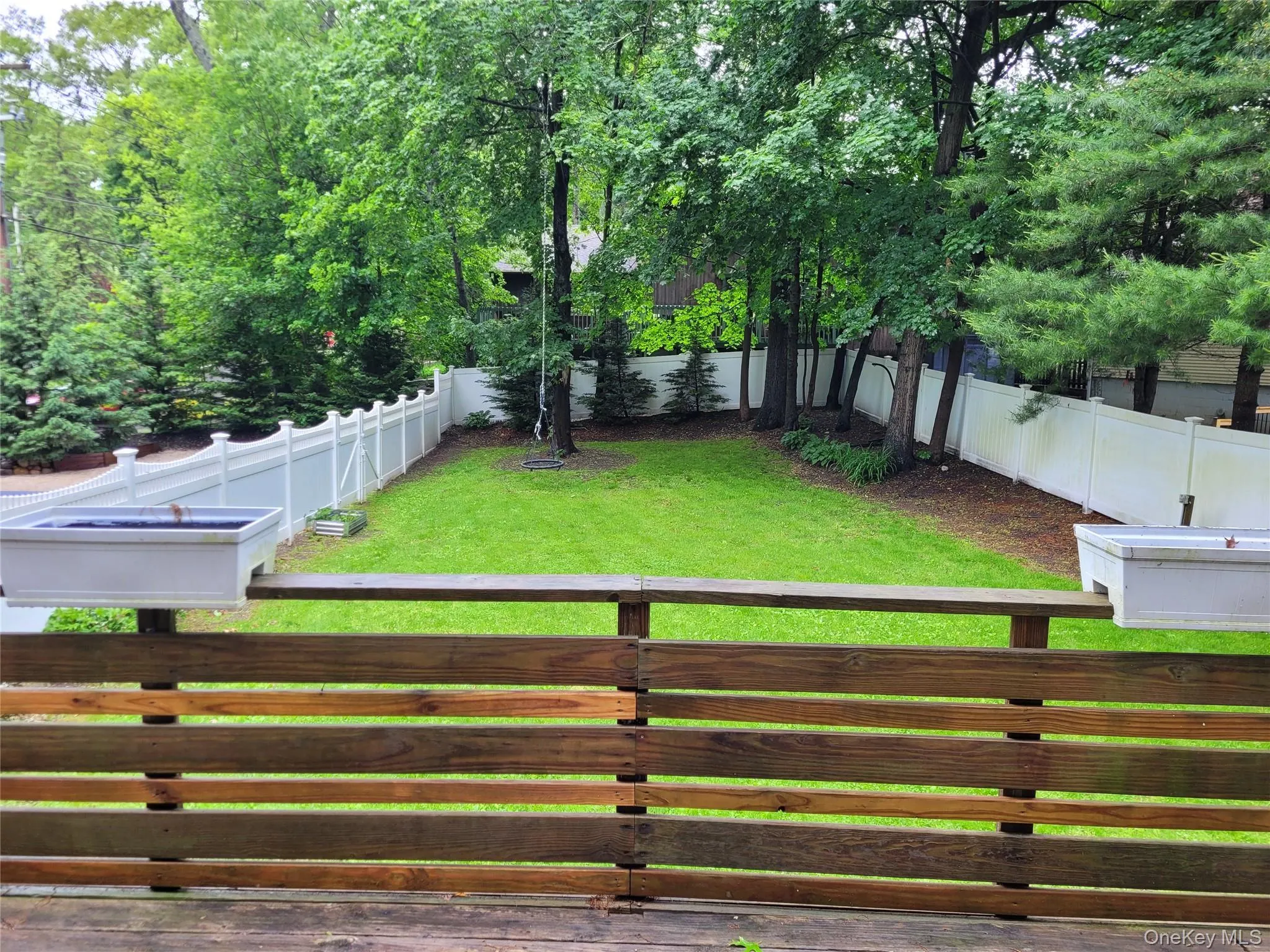 View of fenced backyard View of fenced backyard