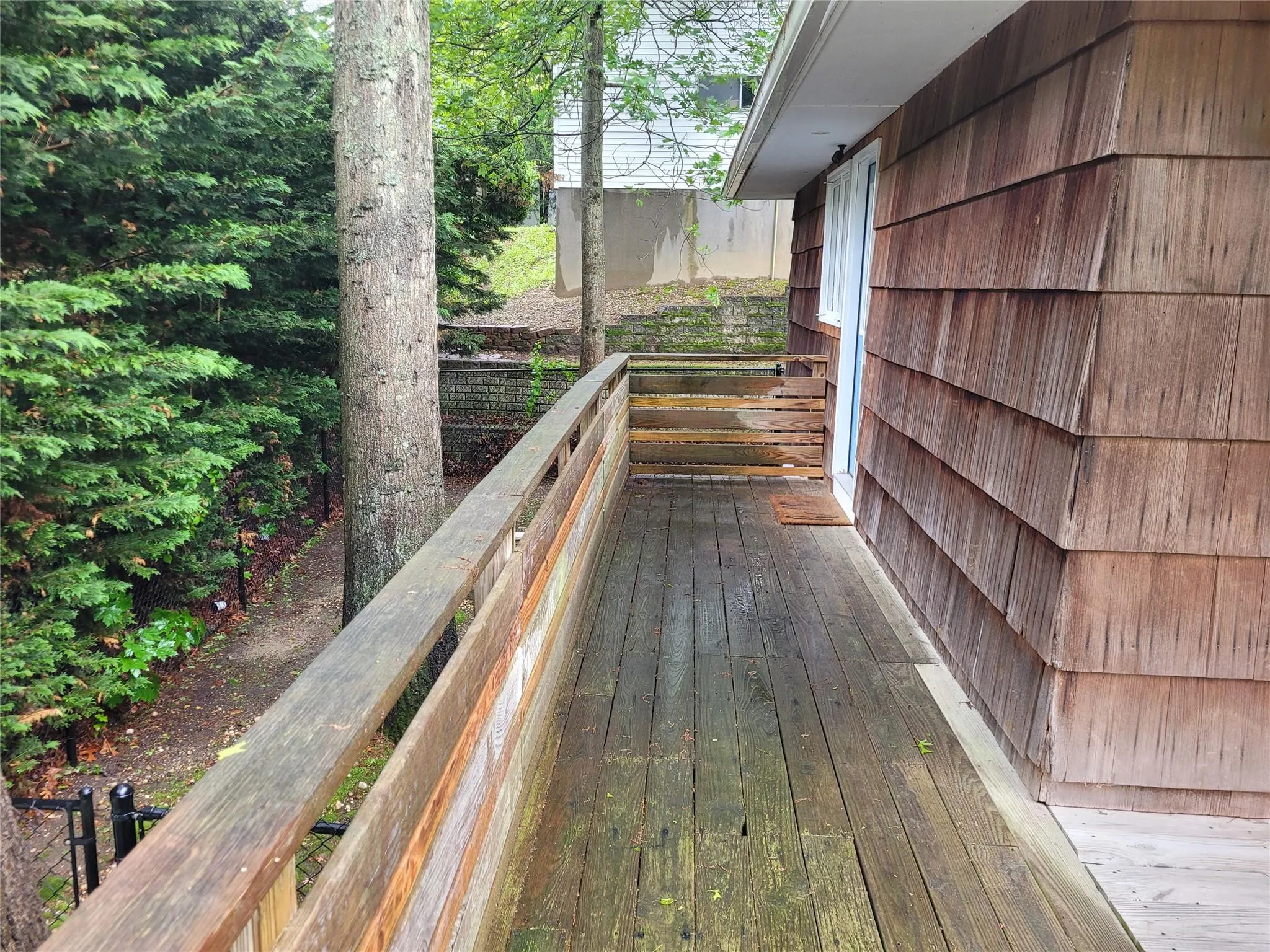 View of wooden deck View of wooden deck