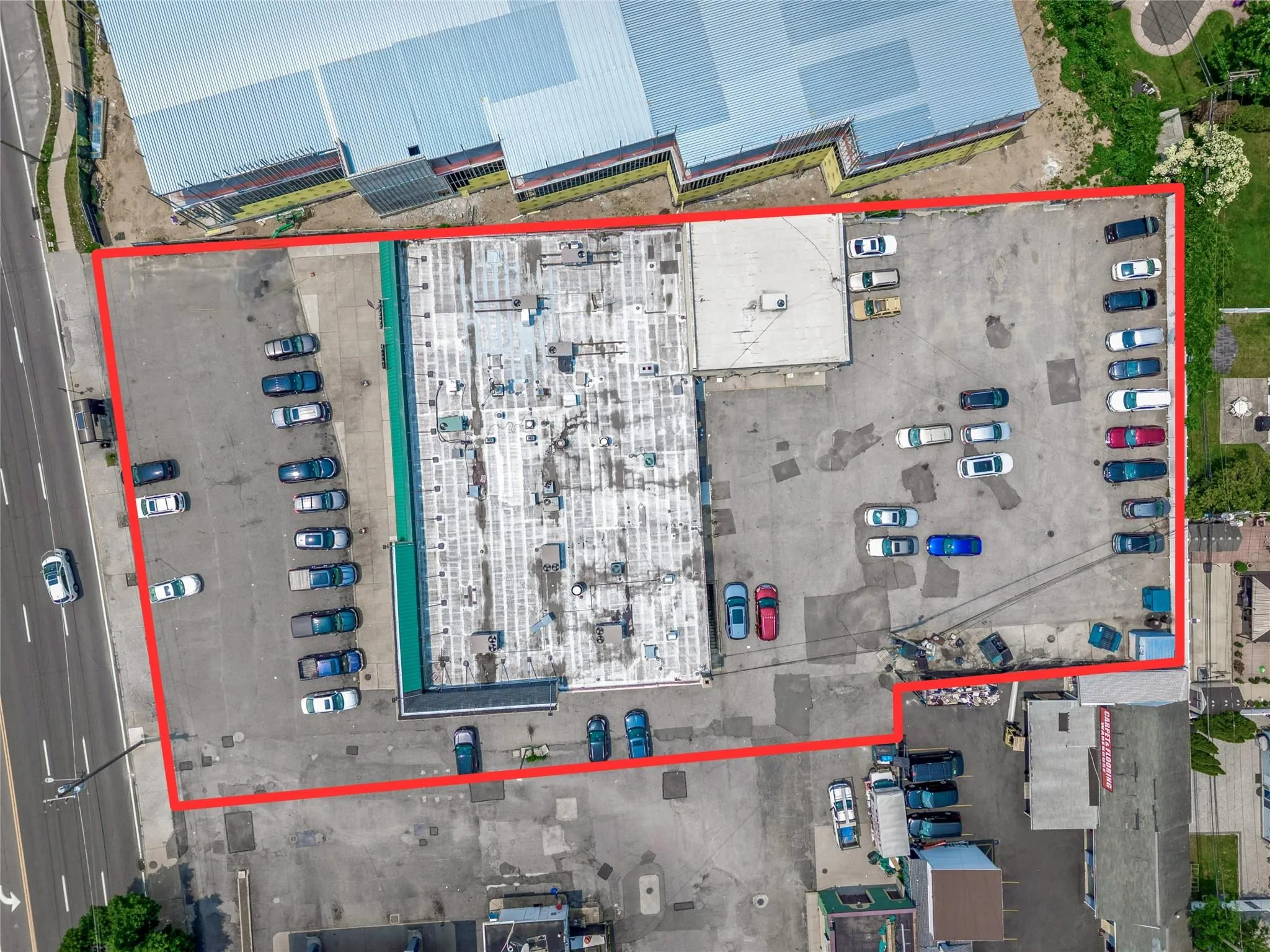 View of property location with property boundaries highlighted View of property location with property boundaries highlighted
