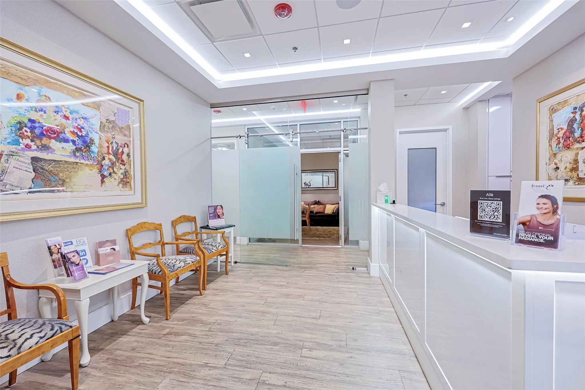 reception area reception area