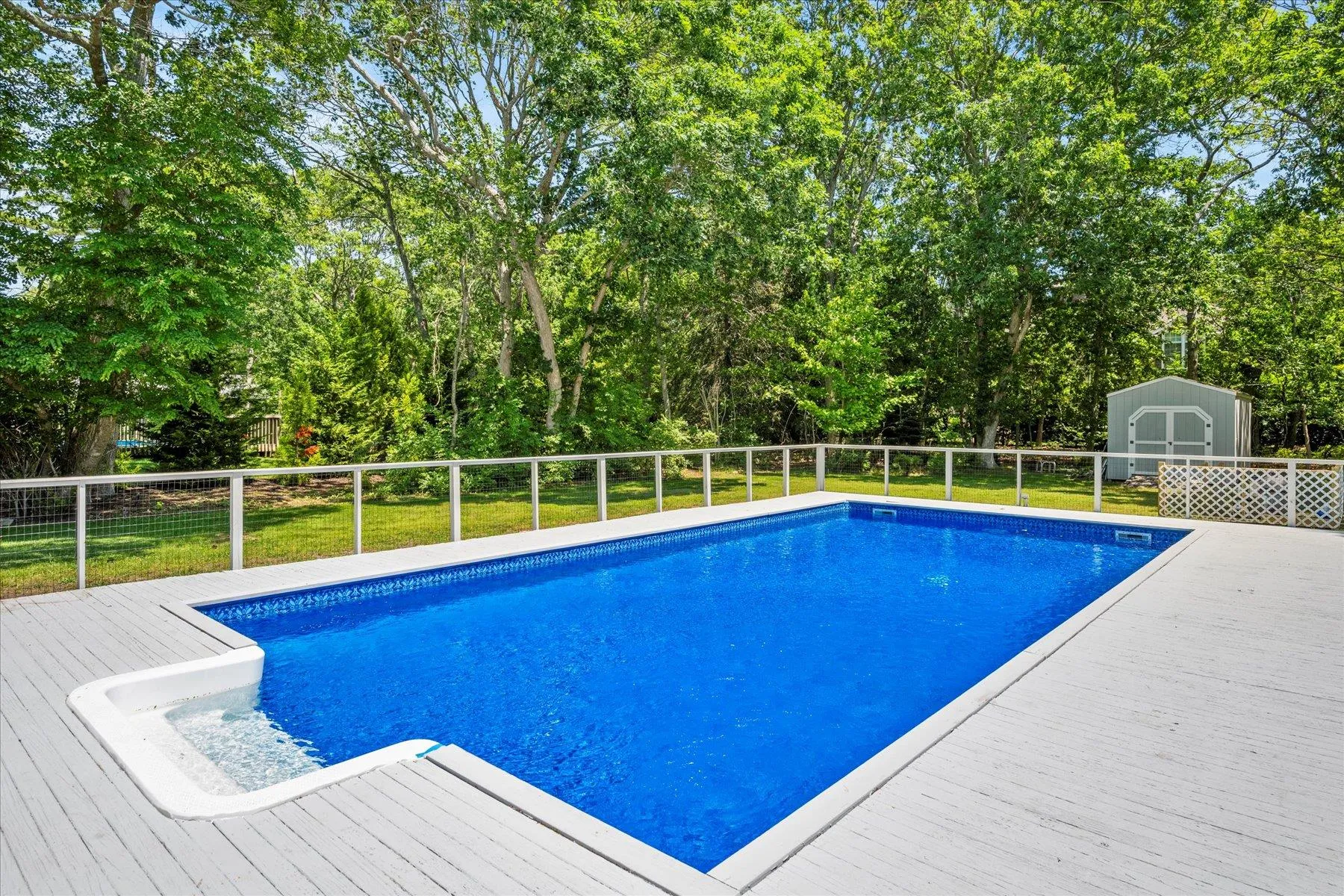 View of swimming pool with decking View of swimming pool with decking