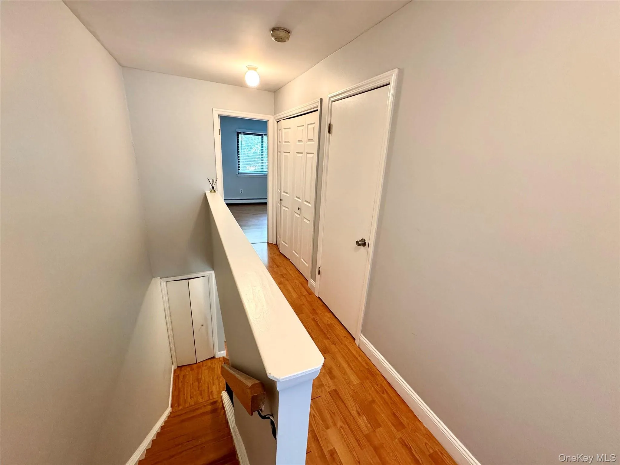 Stairway with wood finished floors Stairway with wood finished floors
