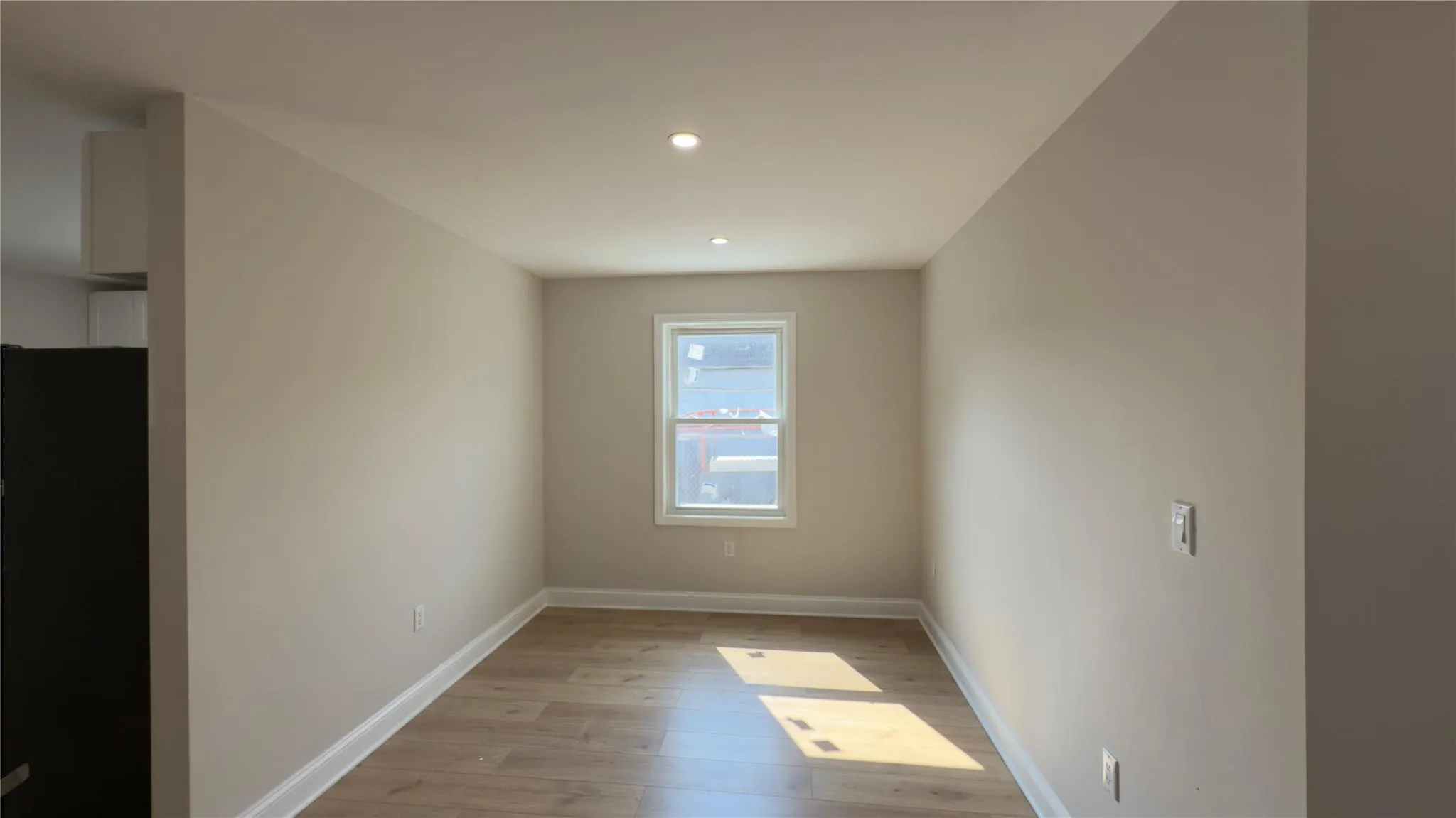 Spare room featuring light wood-style floors and recessed lighting Spare room featuring light wood-style floors and recessed lighting