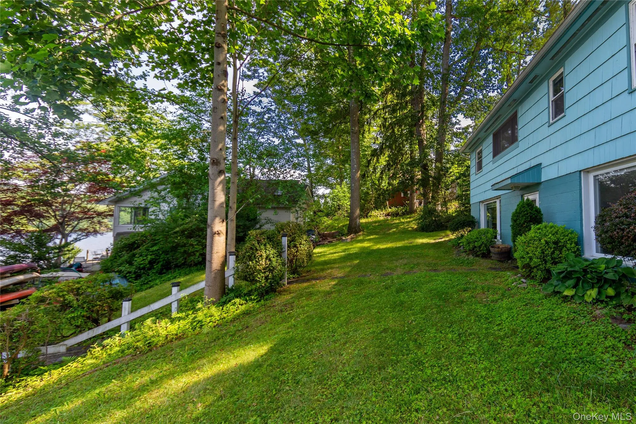Perfect spot for Adirondack chairs and a fire pit. Perfect spot for Adirondack chairs and a fire pit.