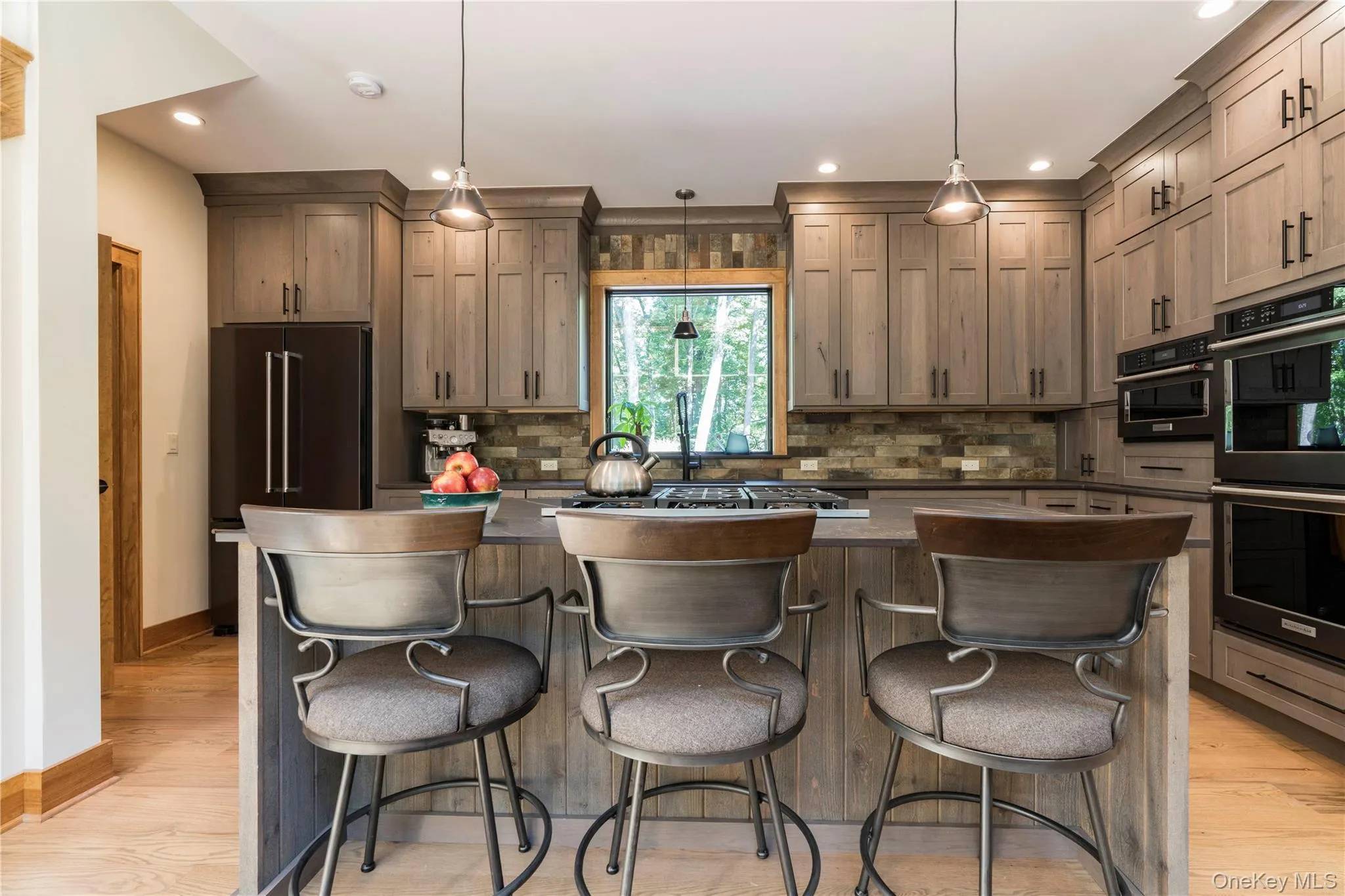 Kitchen Island with a 6 Burner Propane Cooktop & Breakfast Bar Kitchen Island with a 6 Burner Propane Cooktop & Breakfast Bar