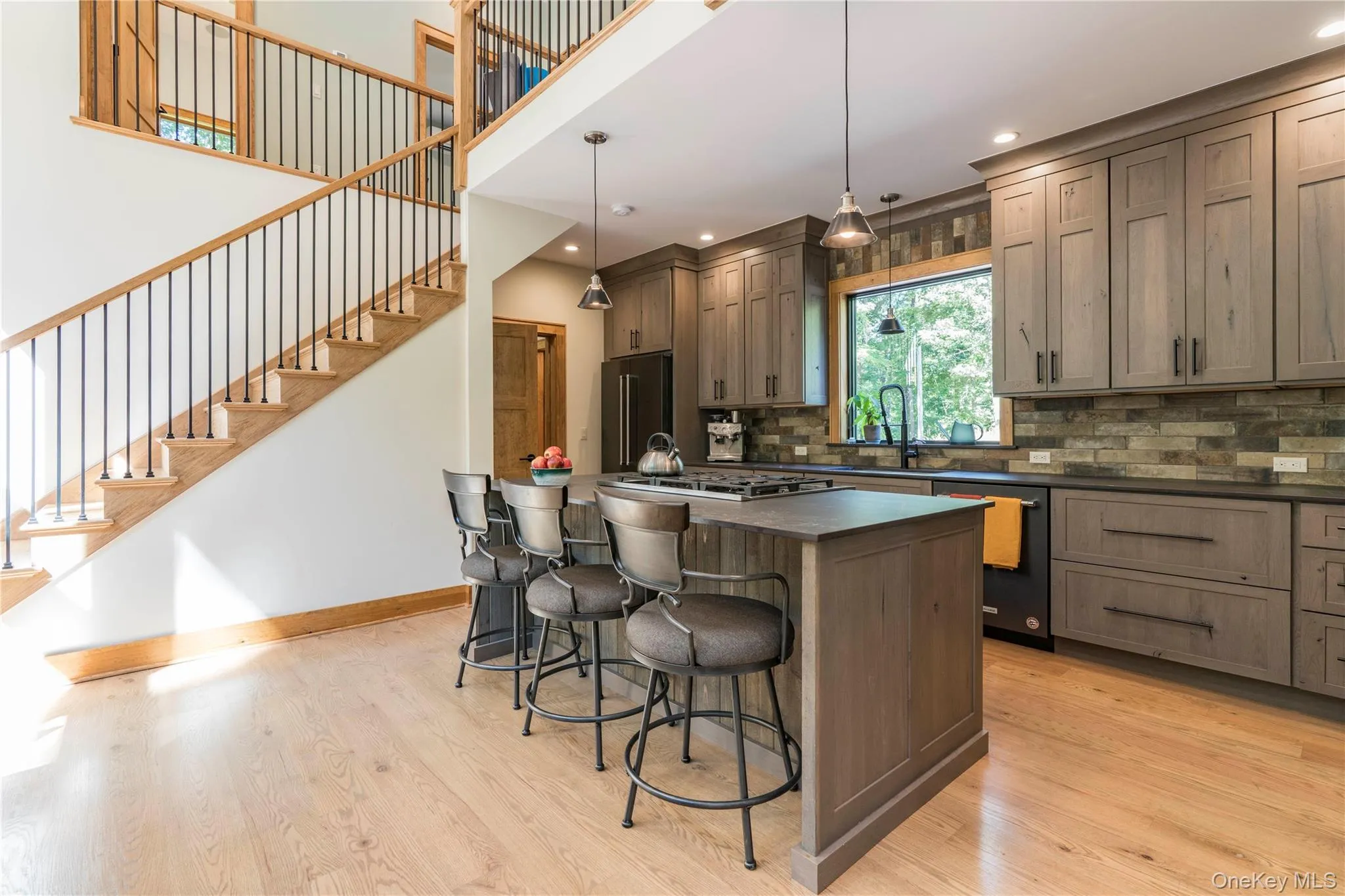 Kitchen has Chef's KitchenAid black Stainless Steel Appliances Kitchen has Chef's KitchenAid black Stainless Steel Appliances