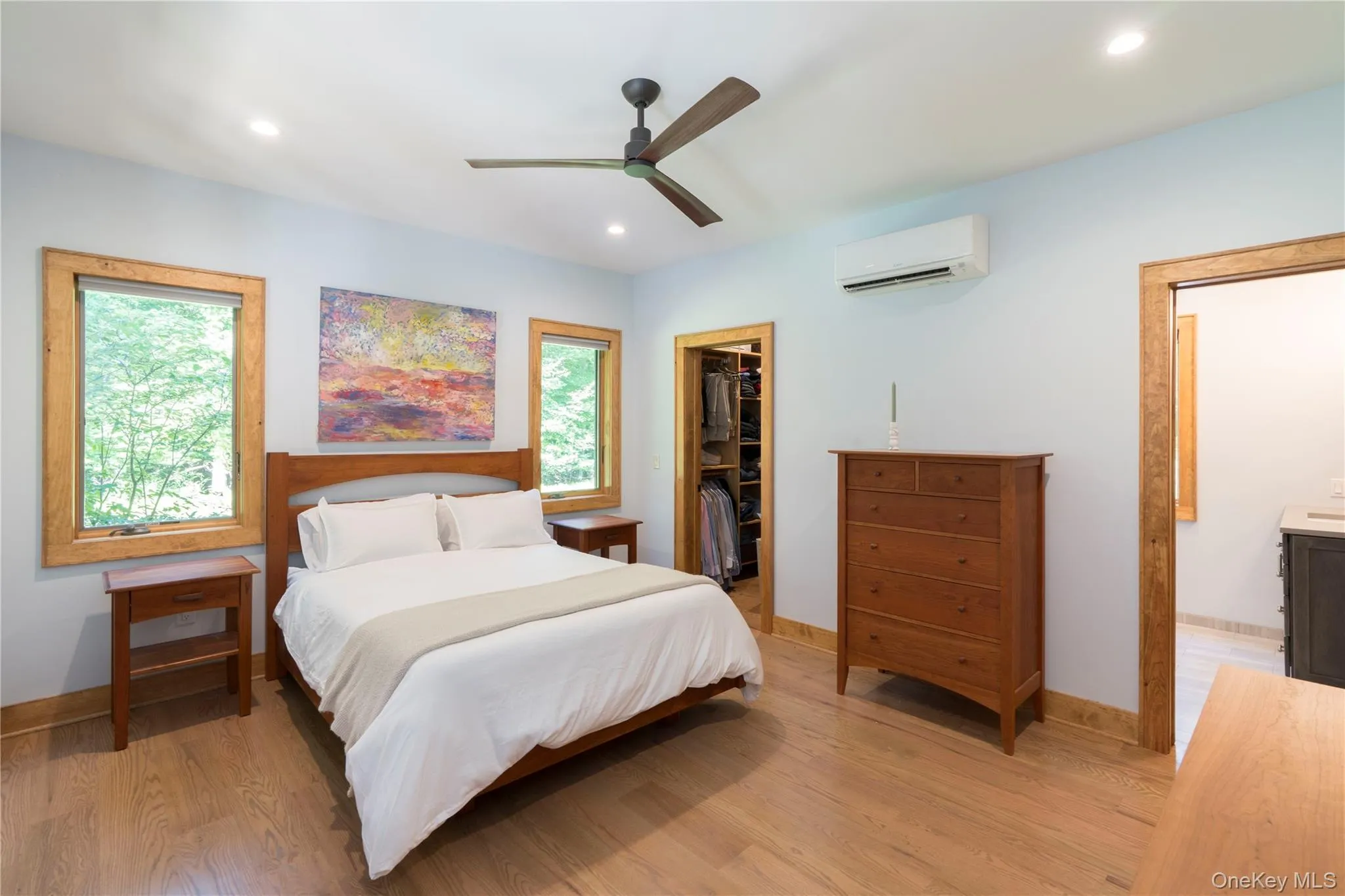 Primary with Walk-in Closet & Ceiling Fan Primary with Walk-in Closet & Ceiling Fan