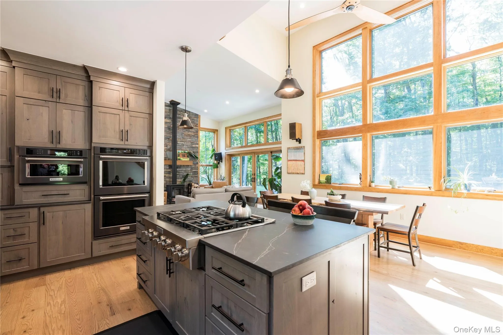 Kitchen Features Custom Cabinetry & Dekton Countertops Kitchen Features Custom Cabinetry & Dekton Countertops