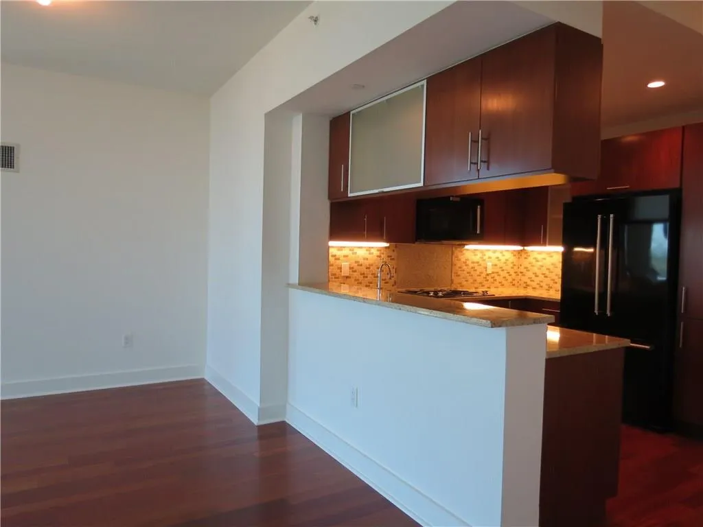Kitchen open to dining area Kitchen open to dining area