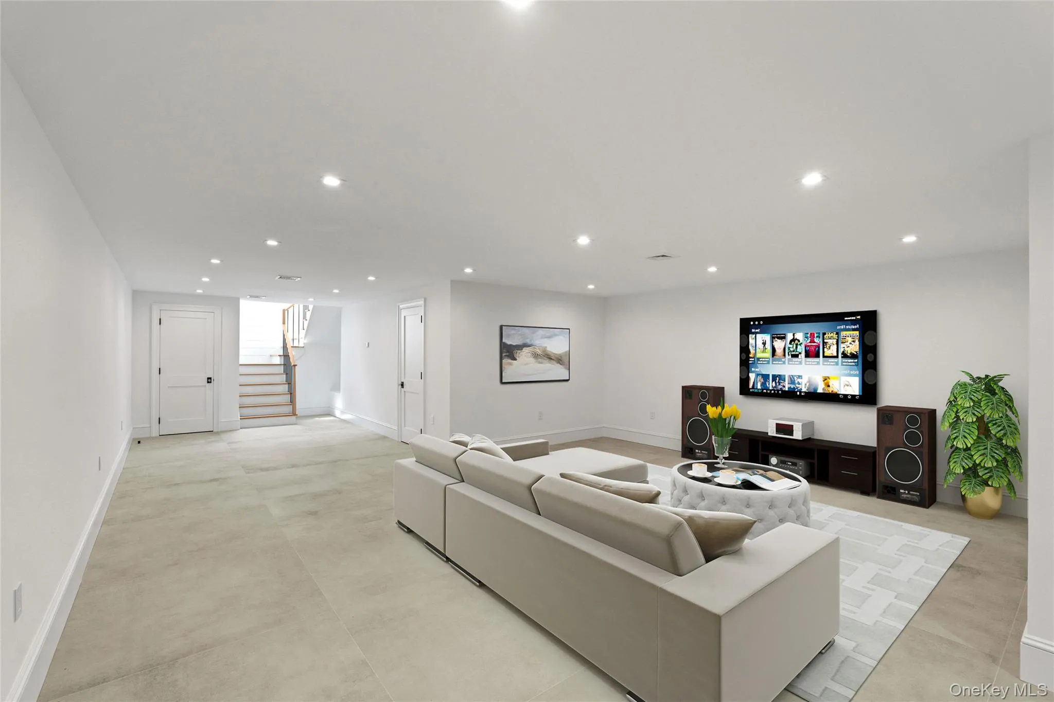 Fully finished Lower Level with stairs, 4 egress windows, lots of natural light and recessed lighting, and finished 4ft Tile flooring Fully finished Lower Level with stairs, 4 egress windows, lots of natural light and recessed lighting, and finished 4ft Tile flooring