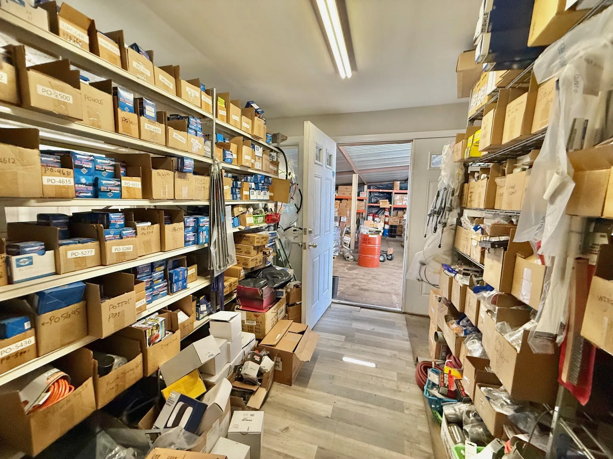 View of storage area View of storage area