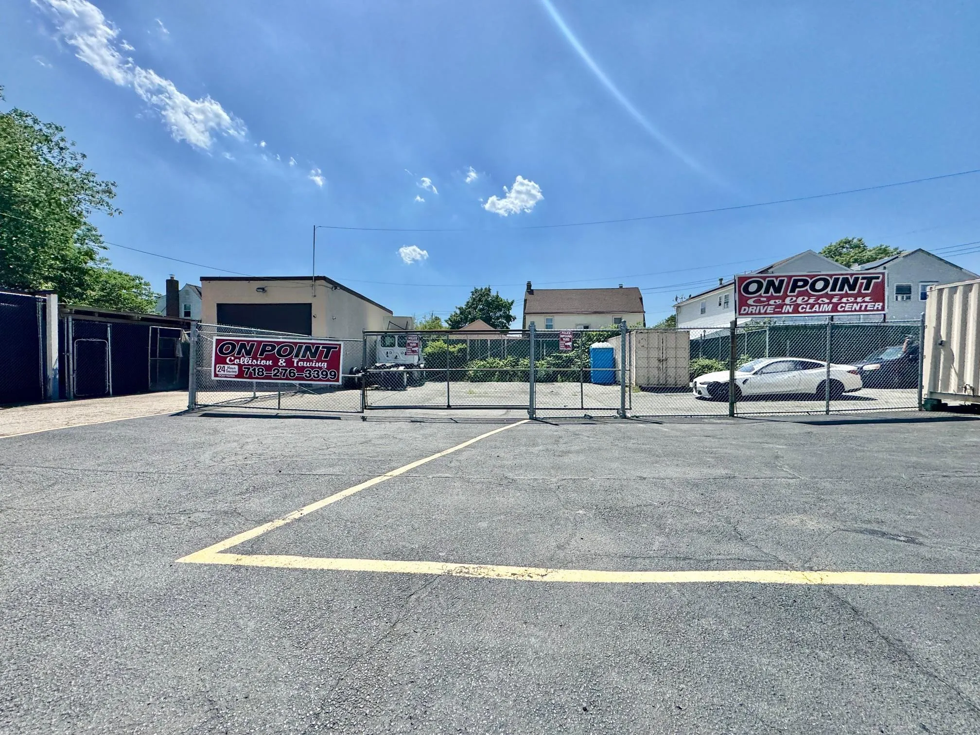 View of uncovered parking lot View of uncovered parking lot