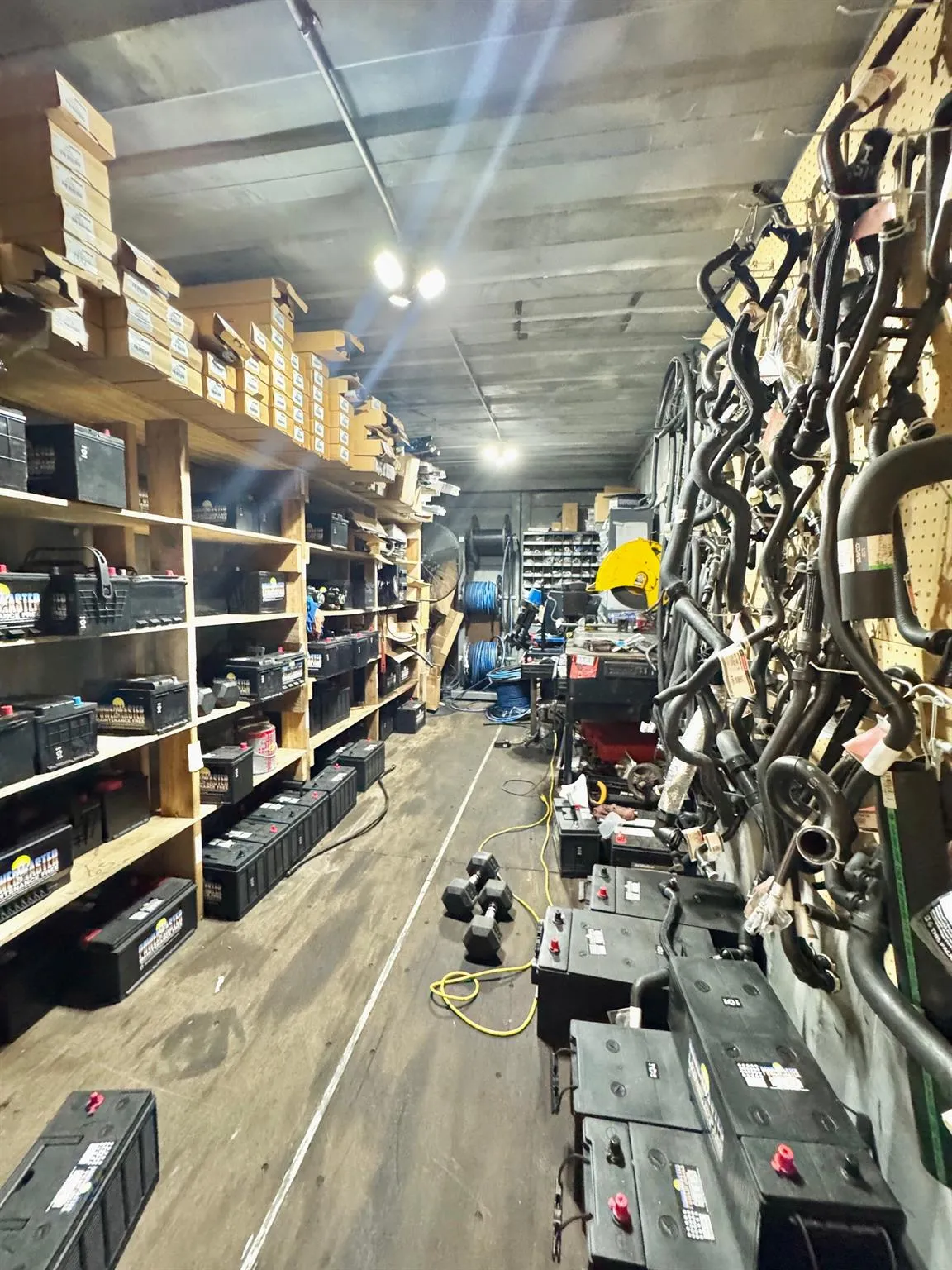 View of storage room View of storage room