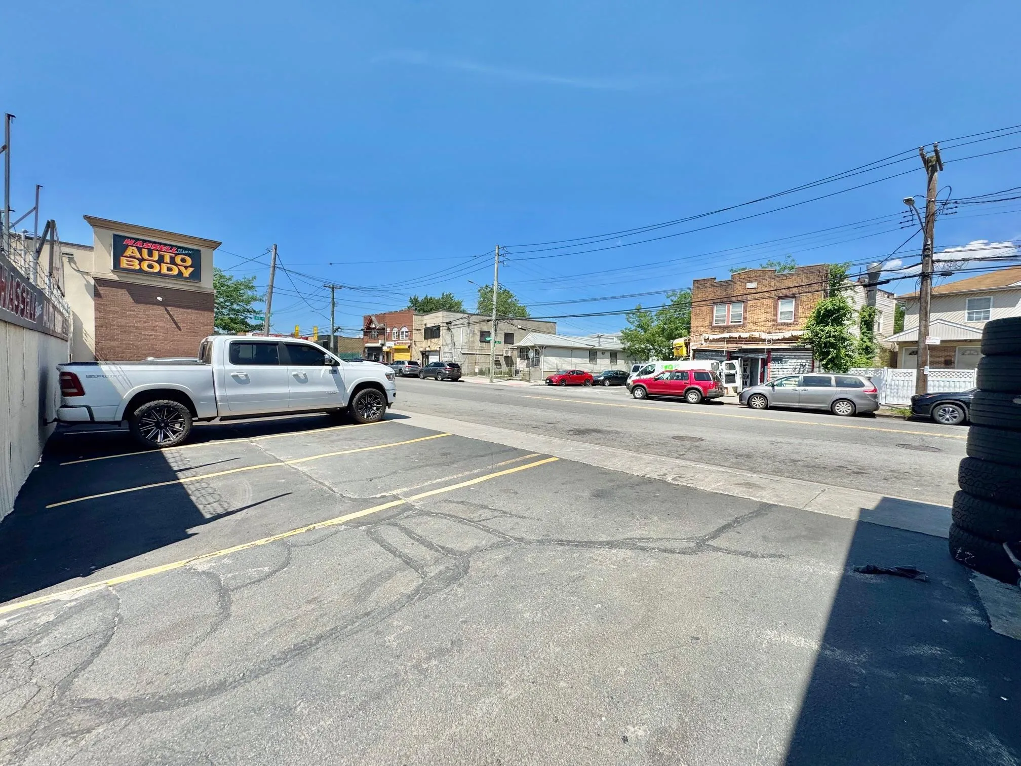 View of asphalt road View of asphalt road
